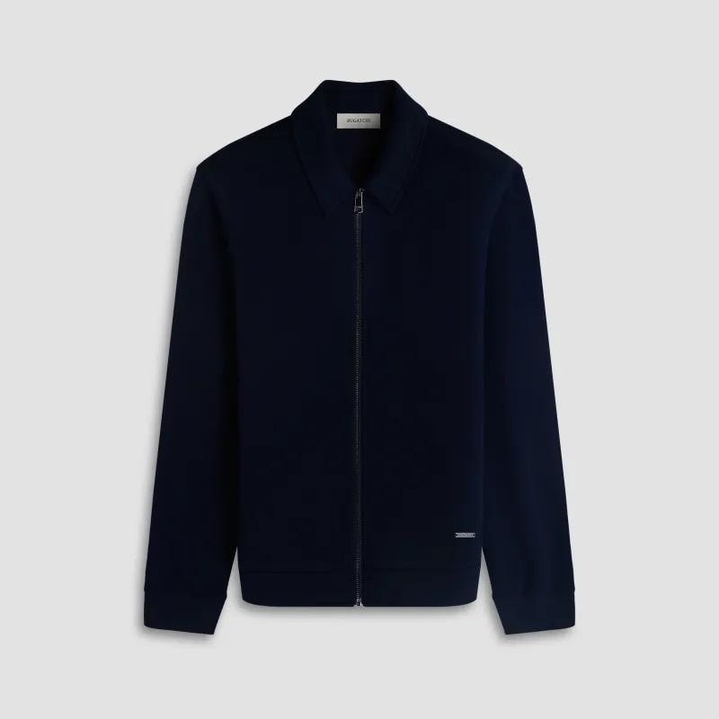 Soft Touch Blouson Knit Jacket made by Bugatchi