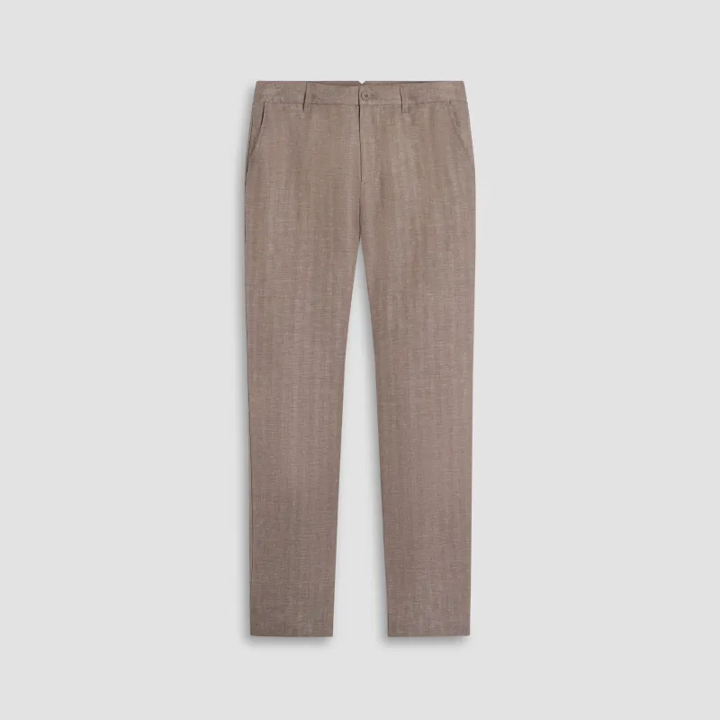 Herringbone Linen Pants sold by Bugatchi