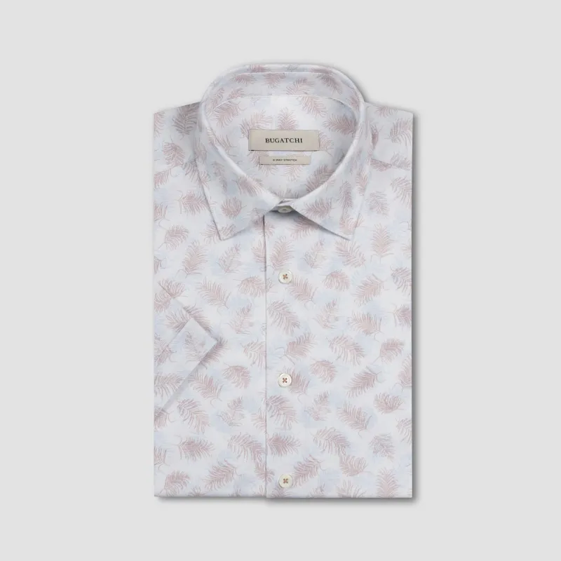 Milo OoohCotton Leaf Print Short-Sleeve Shirt sold by Bugatchi