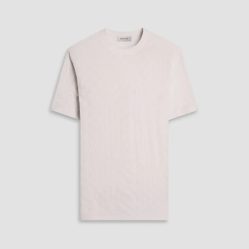 Checkboard Jacquard T-Shirt sold by Bugatchi