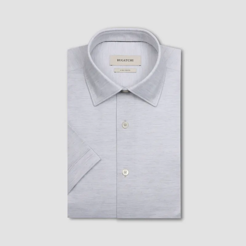 Miles OoohCotton Melange Short-Sleeve Shirt sold by Bugatchi