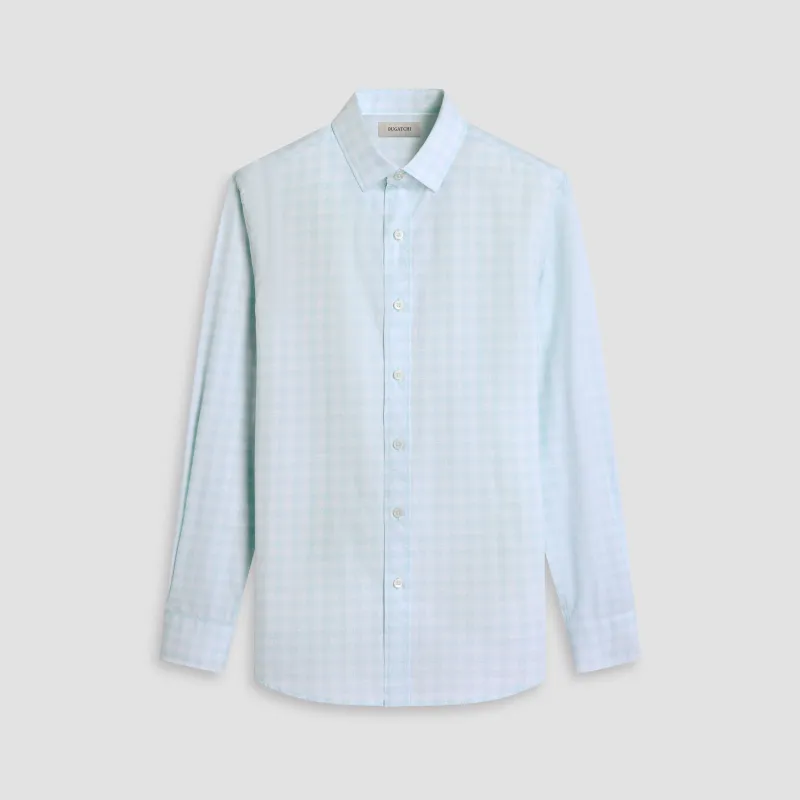 Julian Tonal Check Shirt sold by Bugatchi