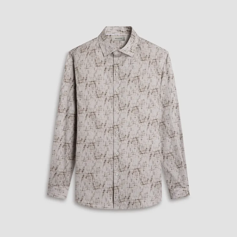 Julian Micro Geometric Shirt sold by Bugatchi