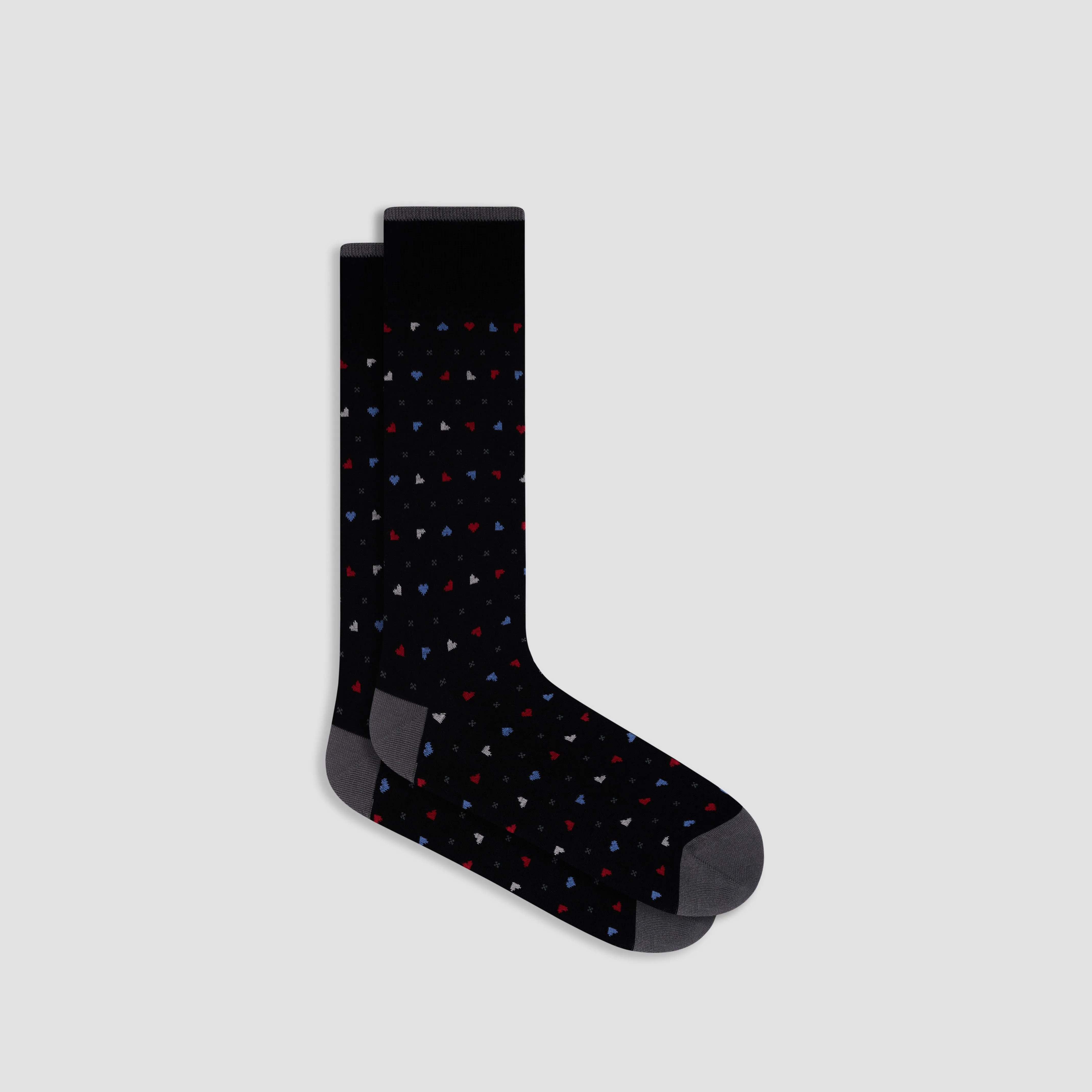 Heart Mid-Calf Socks sold by Bugatchi