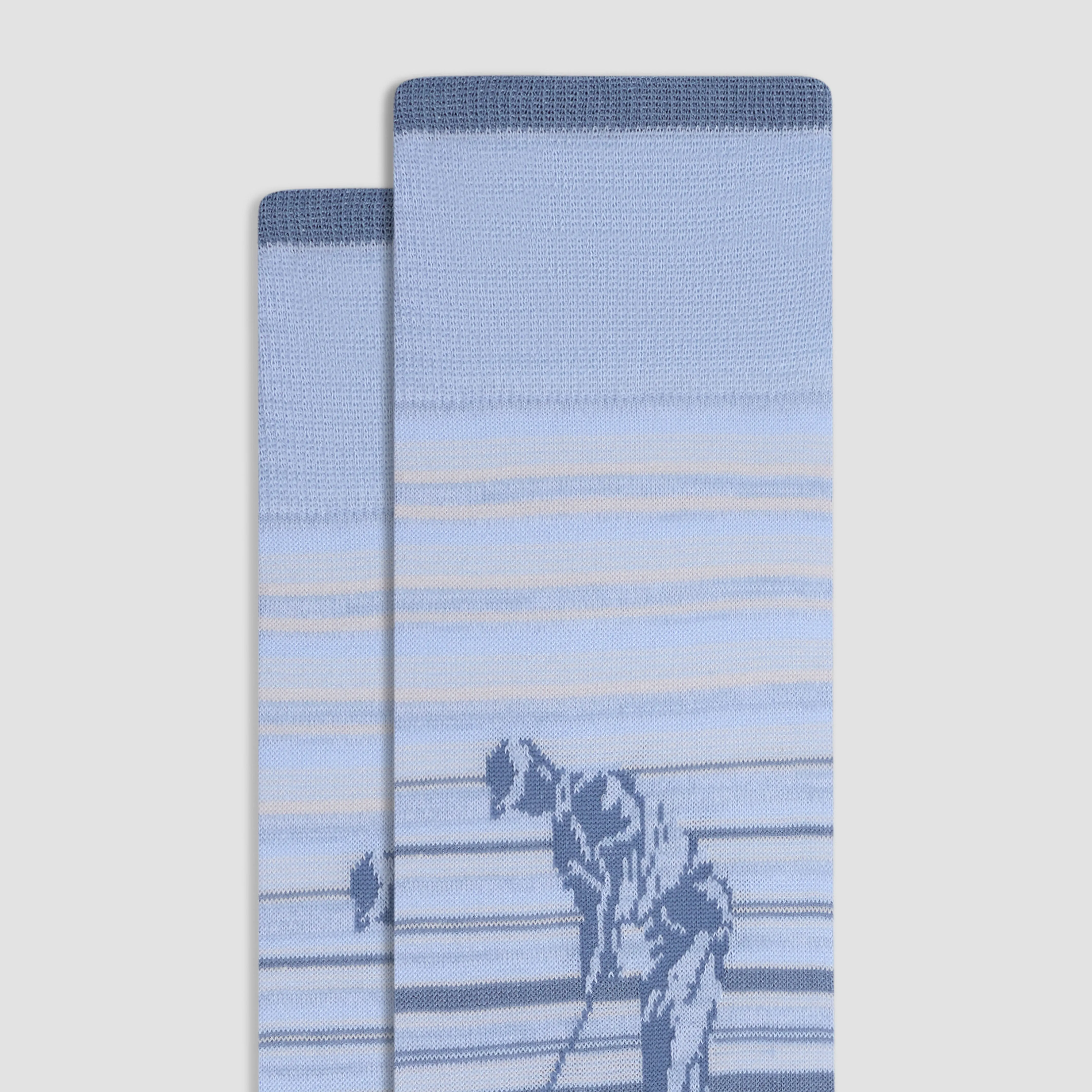 Golfer Striped Mid-Calf Socks sold by Bugatchi product image thumbnail 2