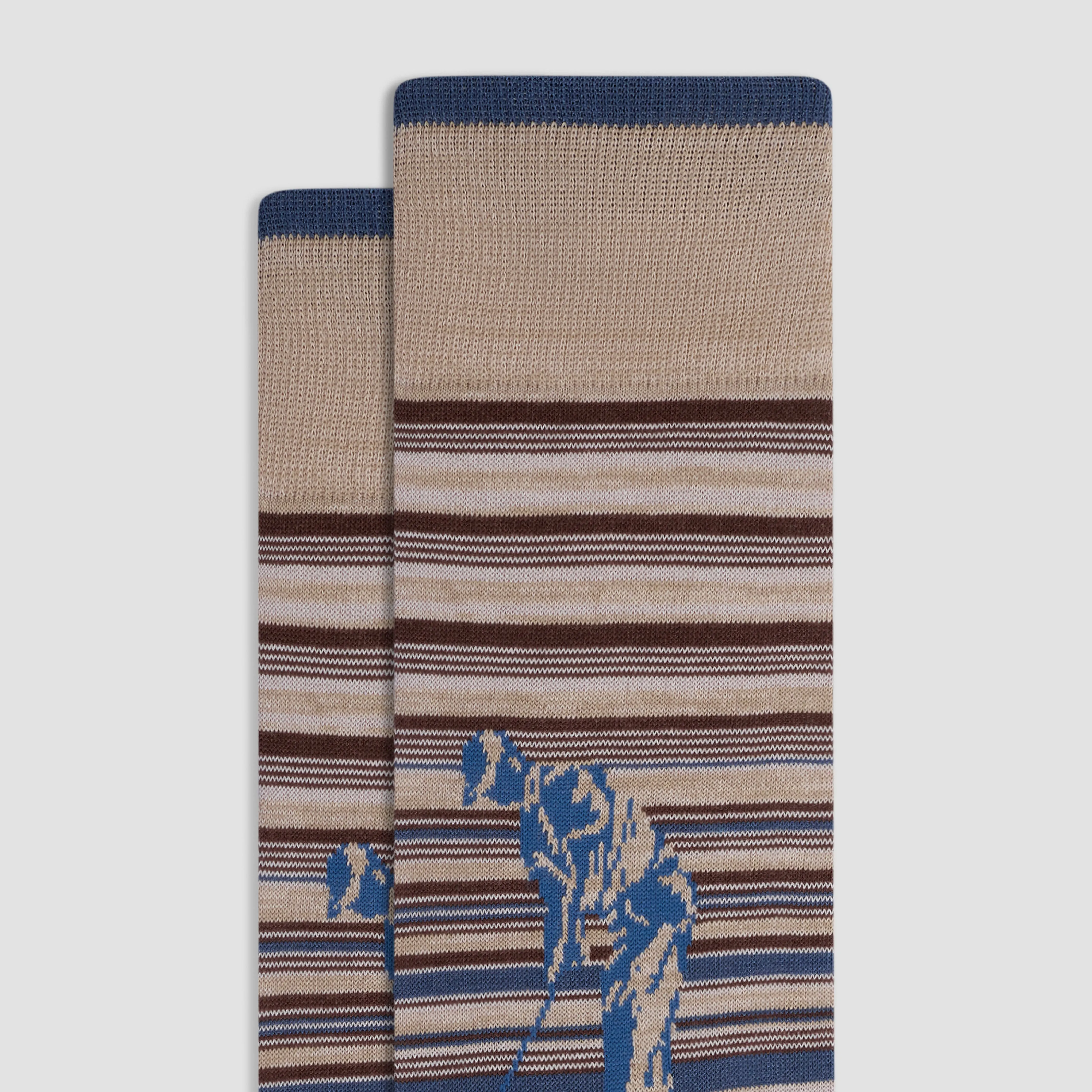 Golfer Striped Mid-Calf Socks sold by Bugatchi product image thumbnail 2