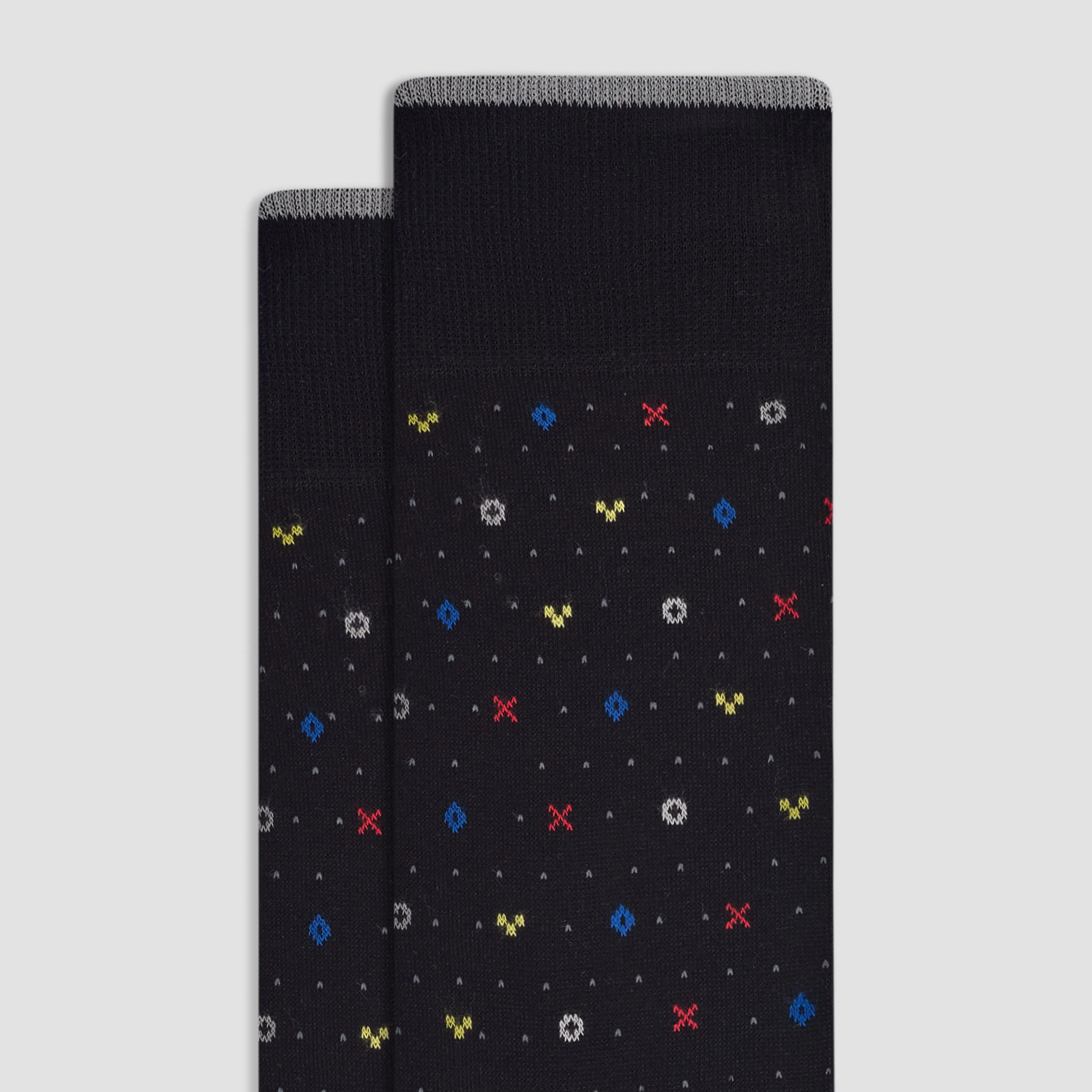 Micro Motif Mid-Calf Socks sold by Bugatchi product image thumbnail 2