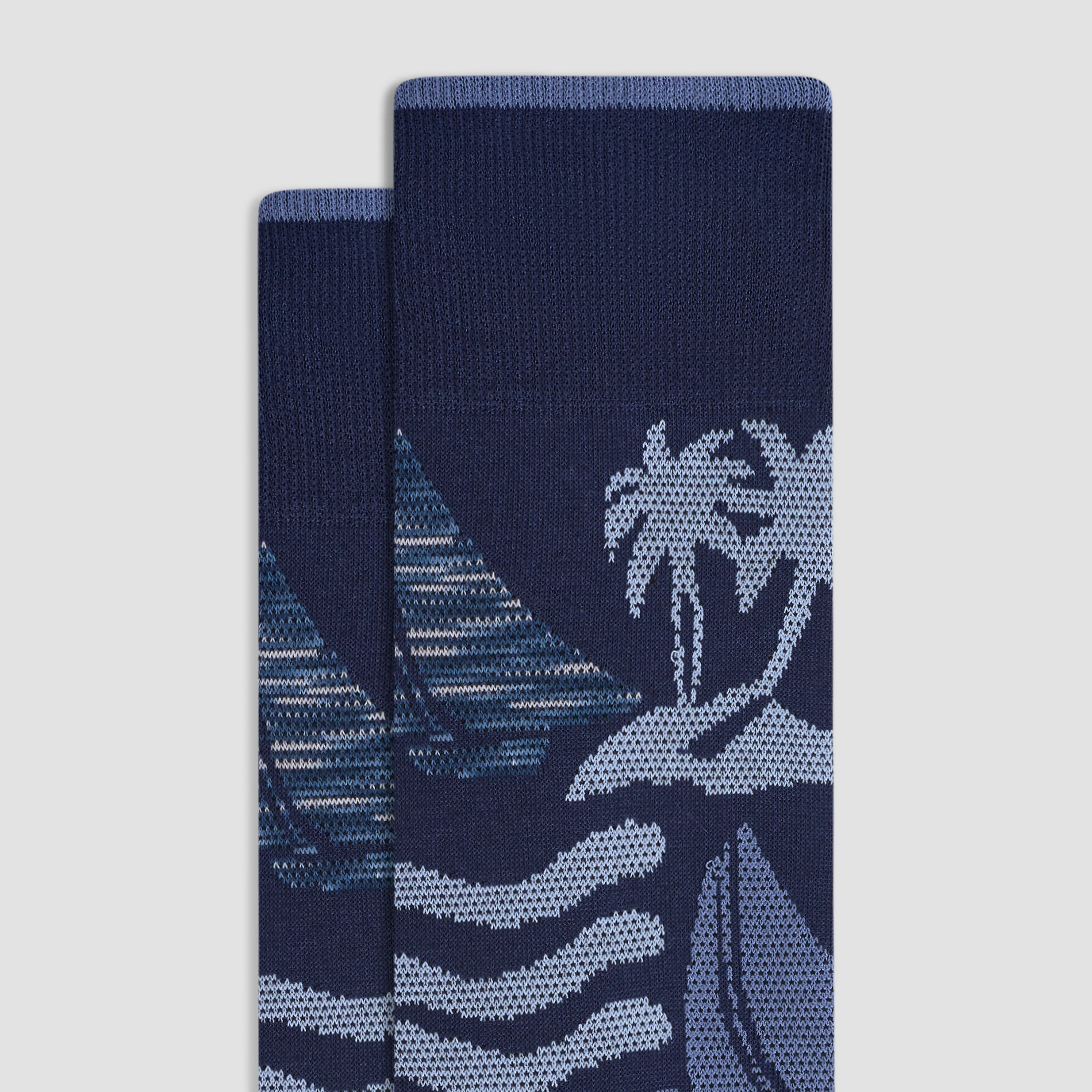 Tropical Scene Mid-Calf Socks sold by Bugatchi product image thumbnail 2