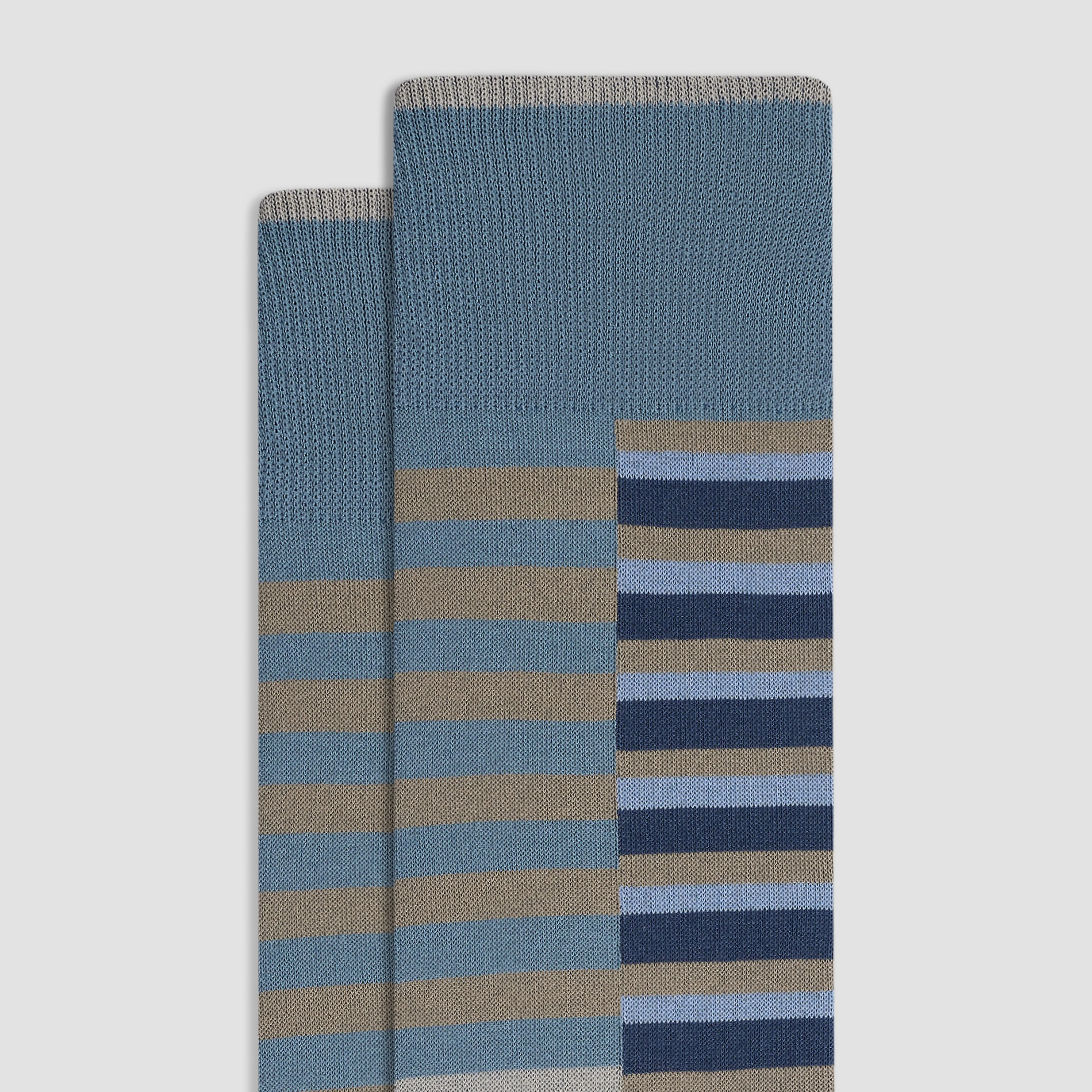 Striped Mid-Calf Socks sold by Bugatchi product image thumbnail 2