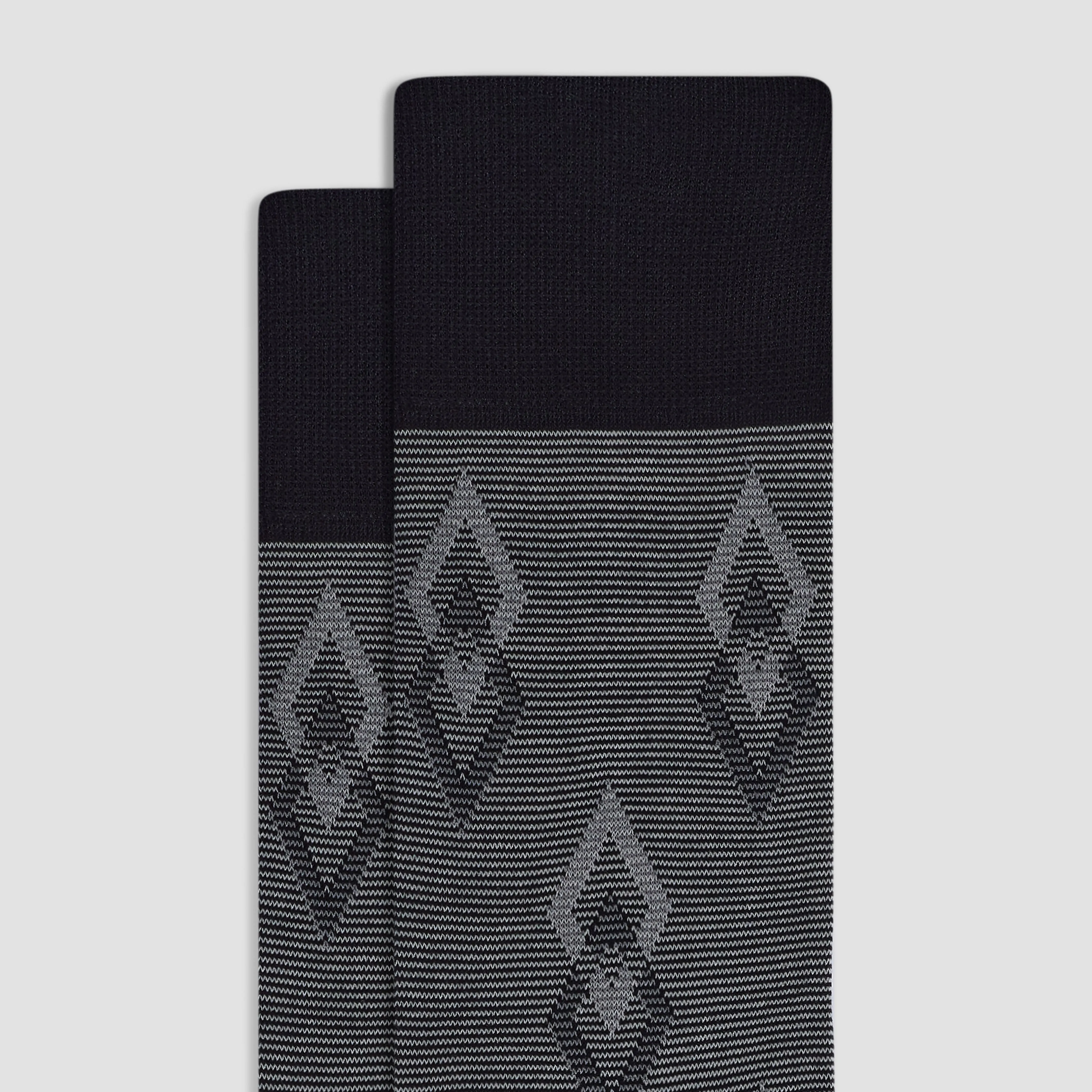 Diamond Motif Mid-Calf Socks sold by Bugatchi product image thumbnail 2