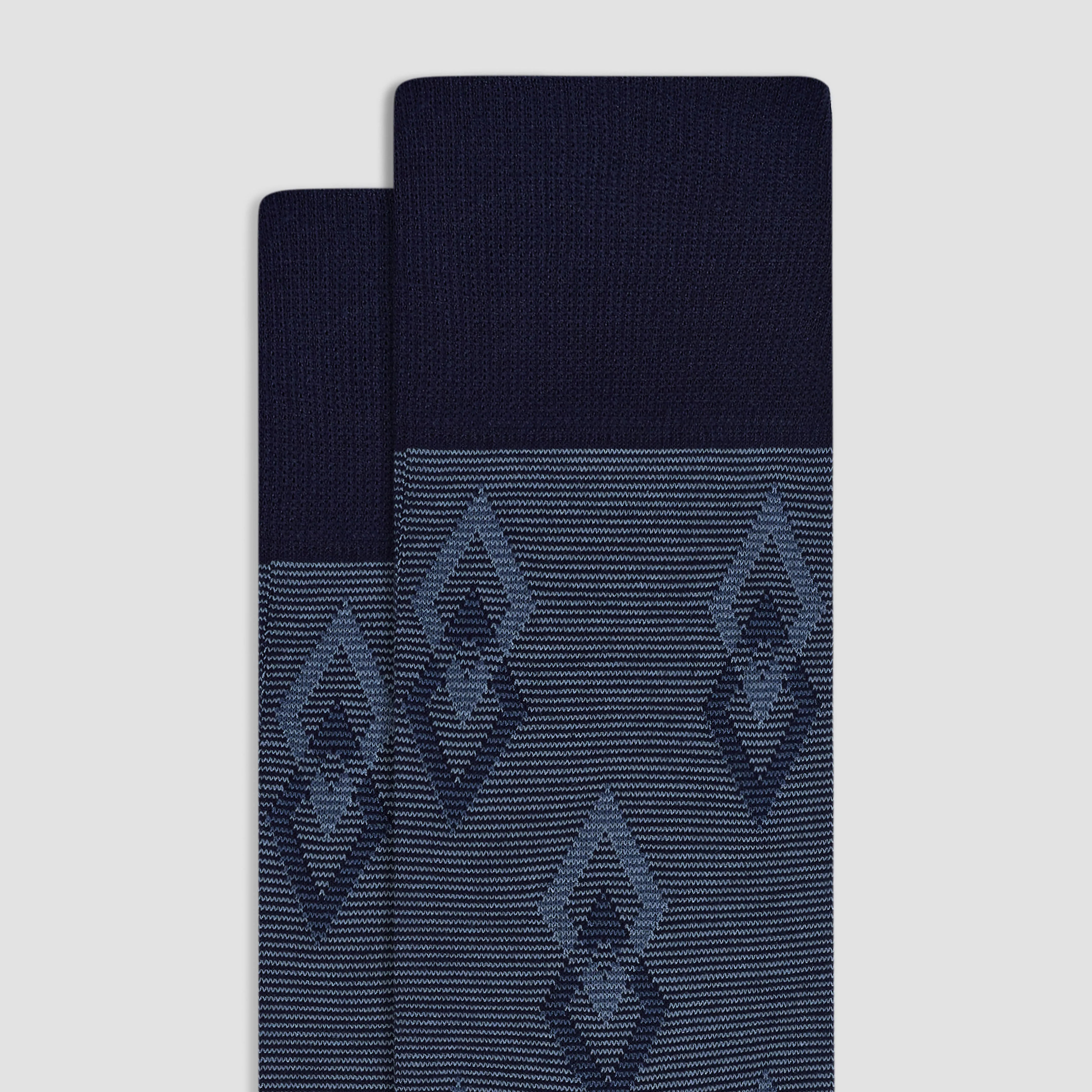 Diamond Motif Mid-Calf Socks sold by Bugatchi product image thumbnail 2