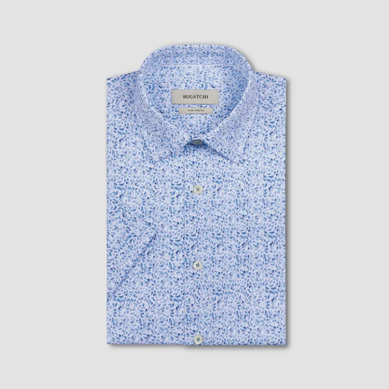 Miles OoohCotton Floral Short-Sleeve Shirt sold by Bugatchi
