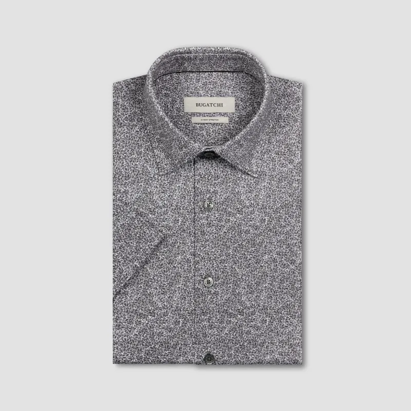 Miles OoohCotton Floral Short-Sleeve Shirt sold by Bugatchi