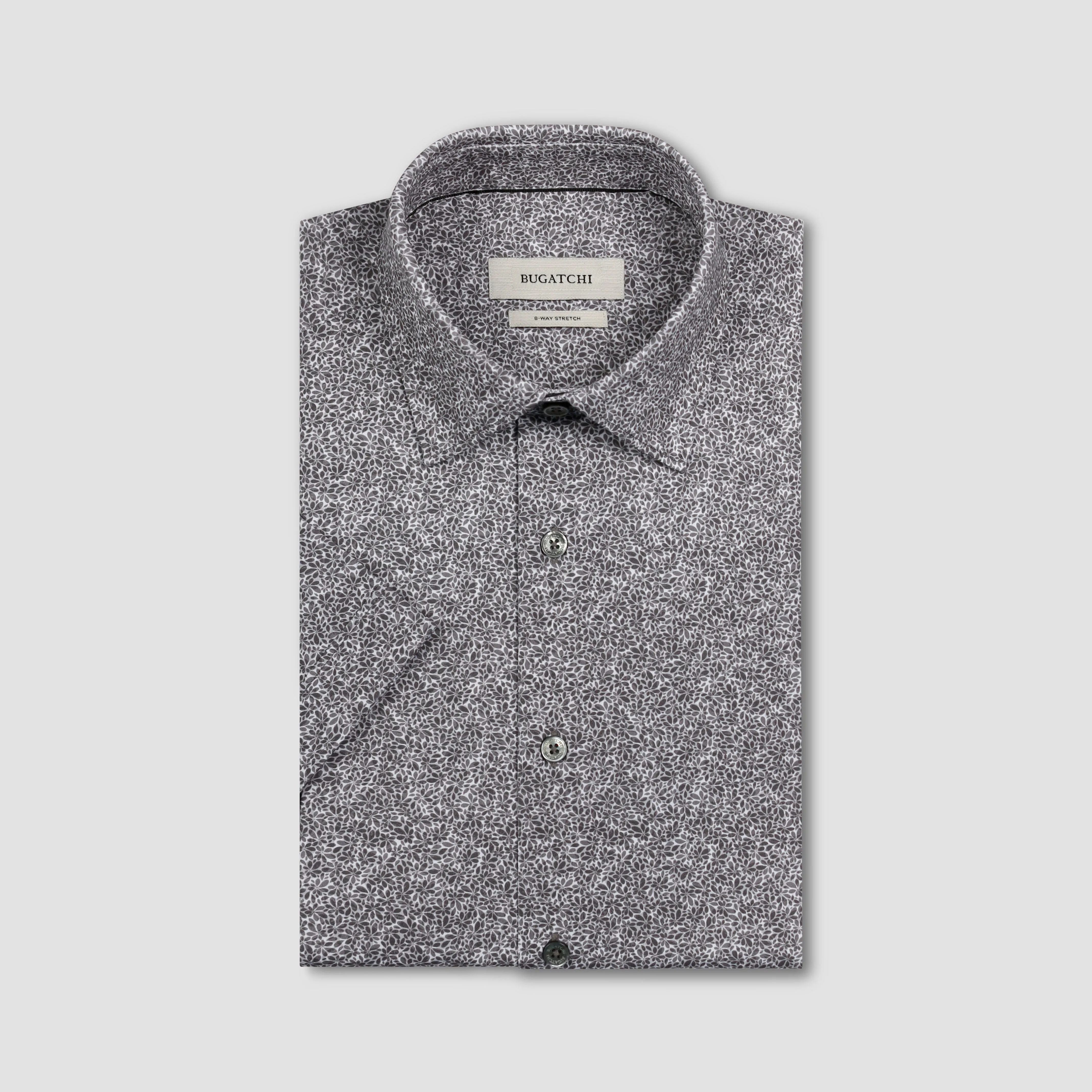 Miles OoohCotton Floral Short-Sleeve Shirt sold by Bugatchi