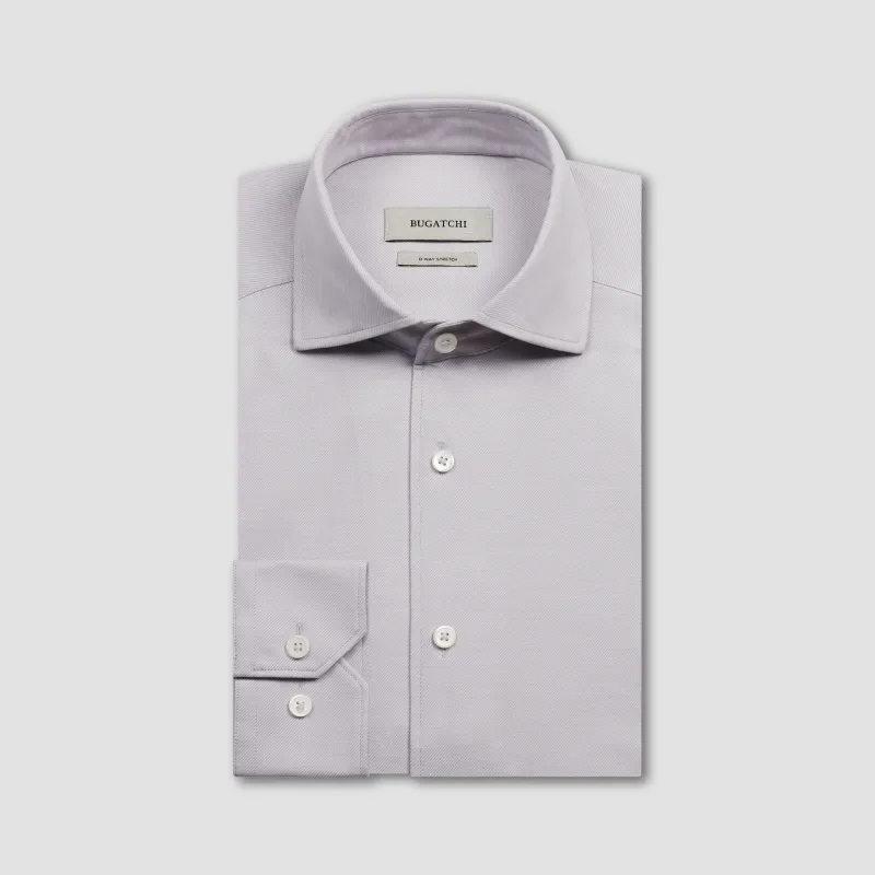 Devon OoohCotton Solid Twill Shirt made by Bugatchi