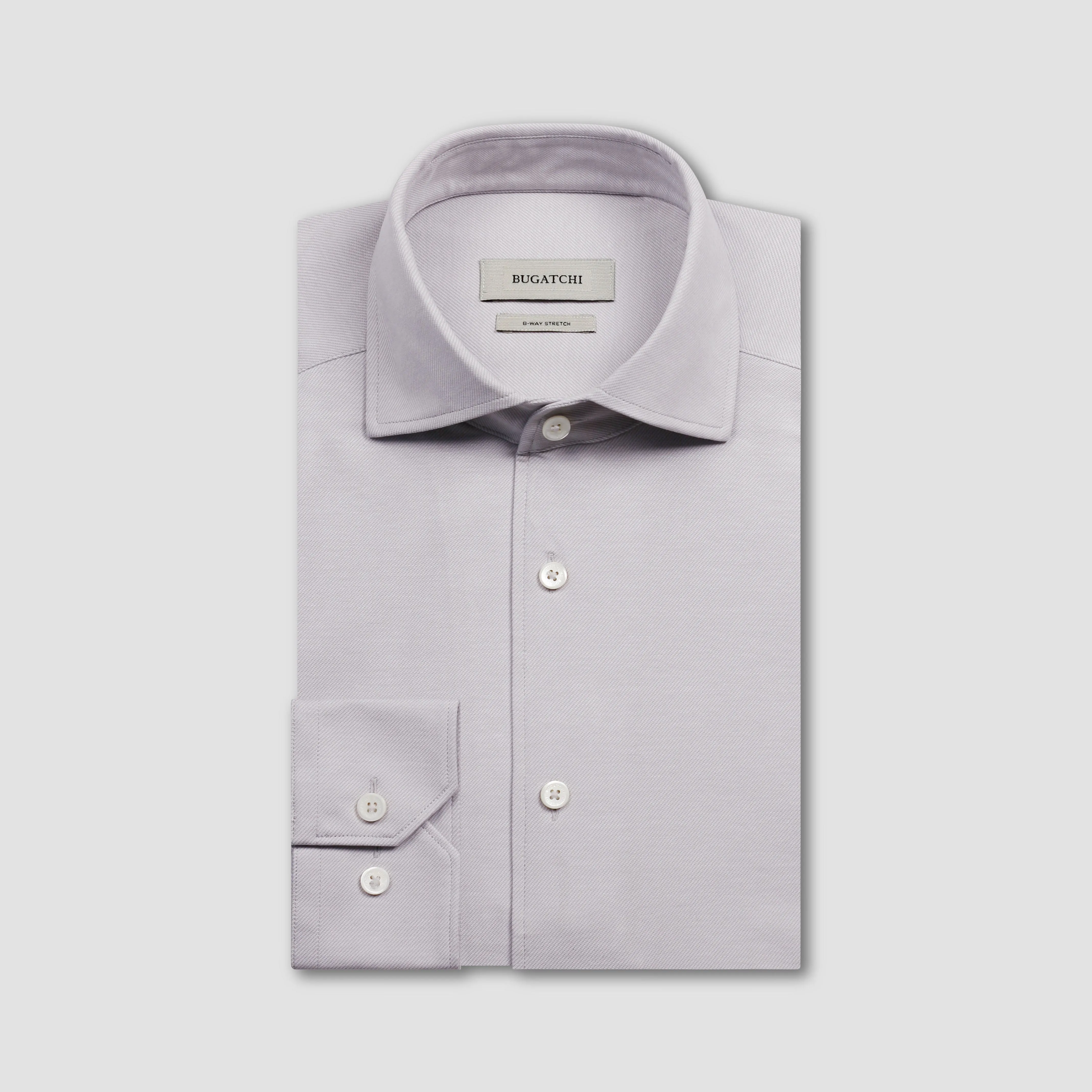 Devon OoohCotton Solid Twill Shirt sold by Bugatchi