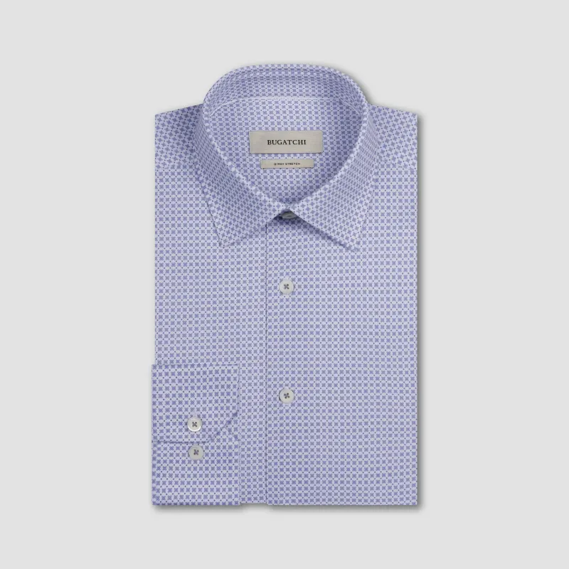 James OoohCotton Geometric Shirt sold by Bugatchi