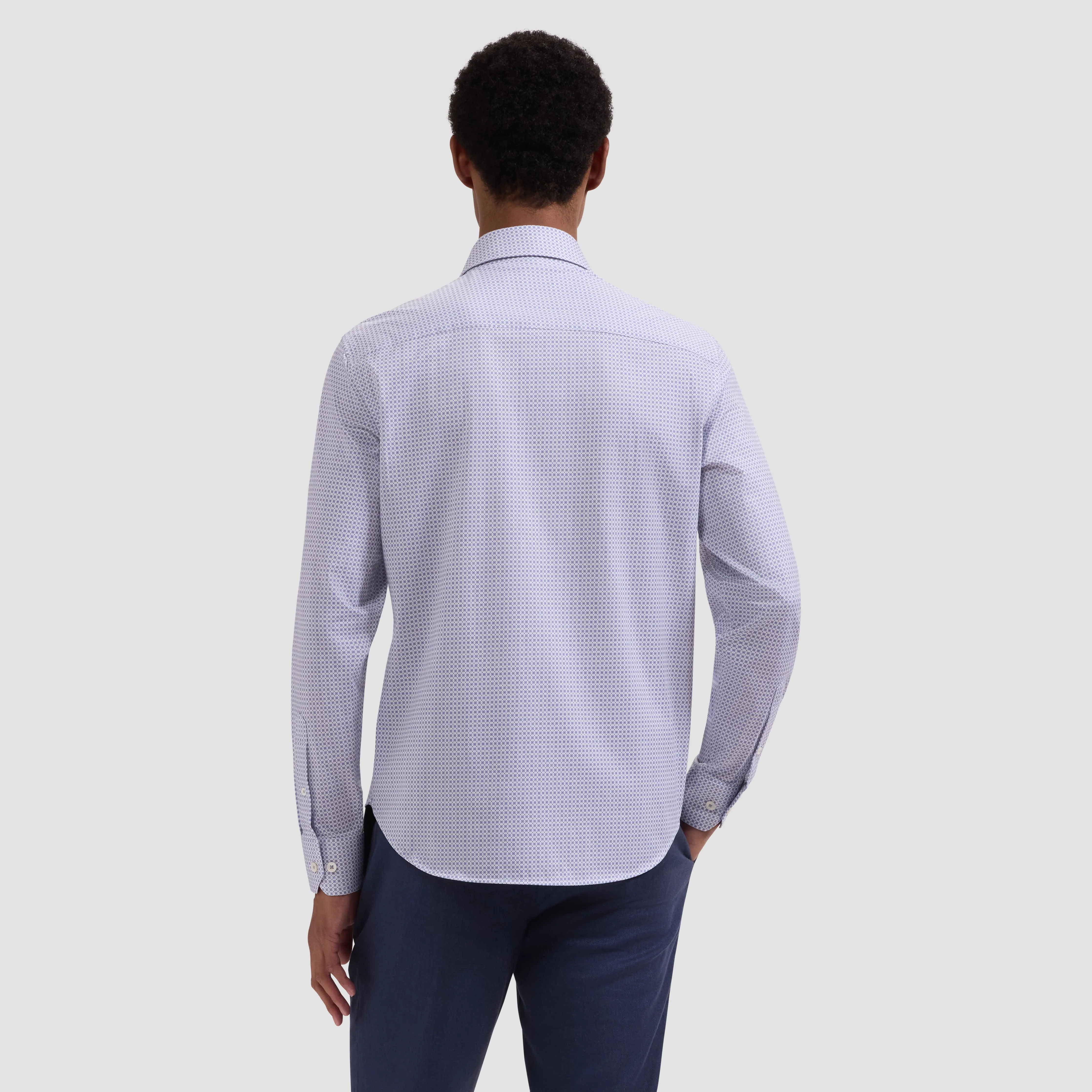 James OoohCotton Geometric Shirt sold by Bugatchi product image thumbnail 3