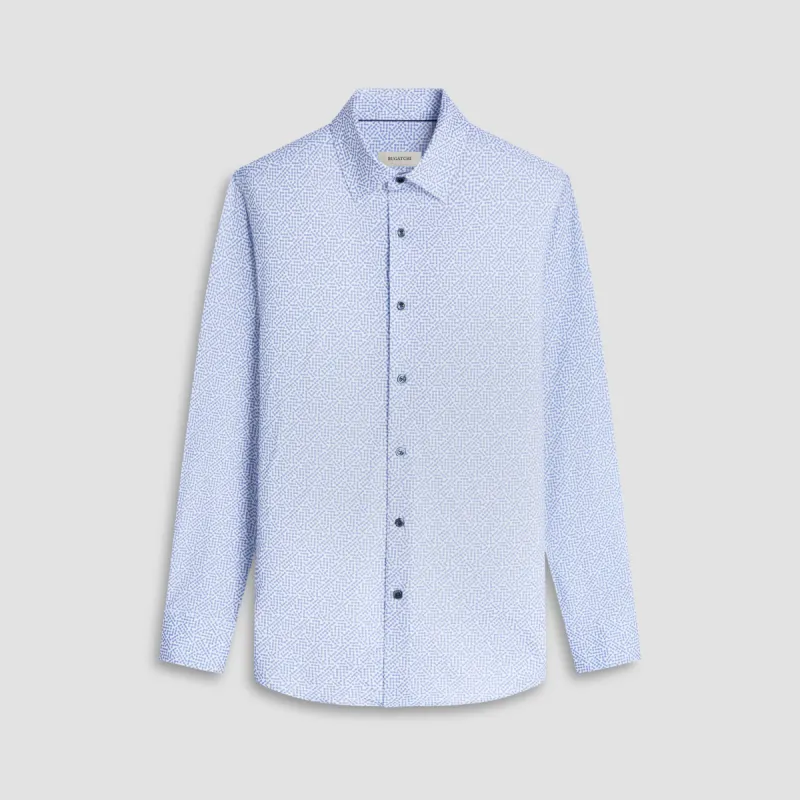 James Geometric OoohCotton Shirt sold by Bugatchi