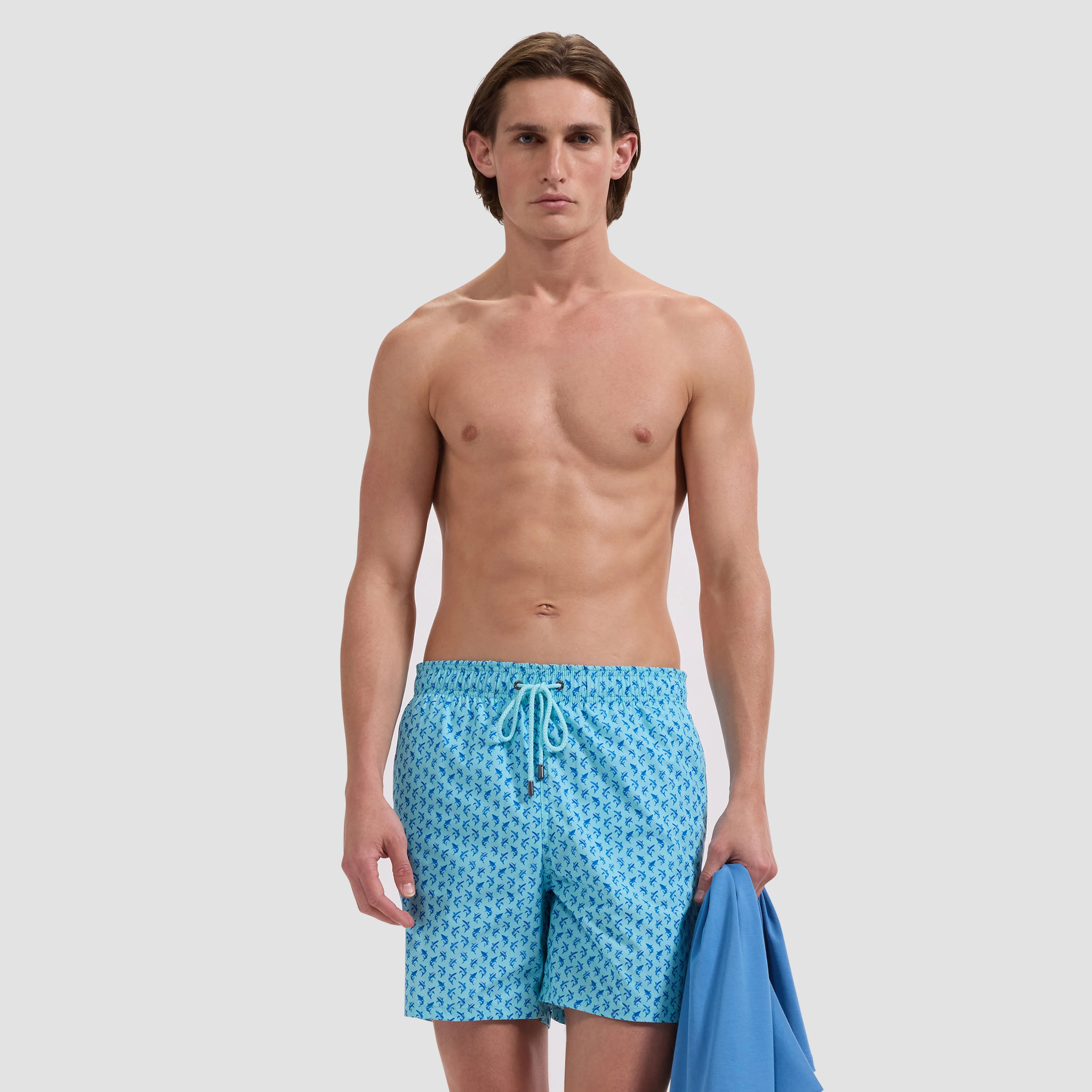 Kai Mid-Length Dolphin Swim Trunks sold by Bugatchi product image thumbnail 2