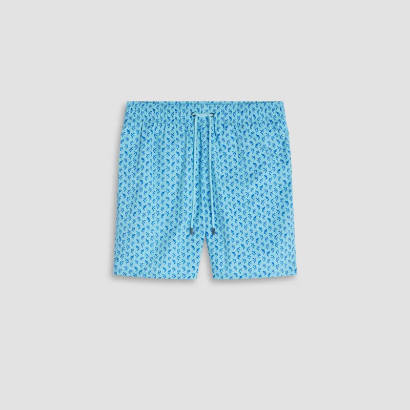 Kai Mid-Length Dolphin Swim Trunks made by Bugatchi