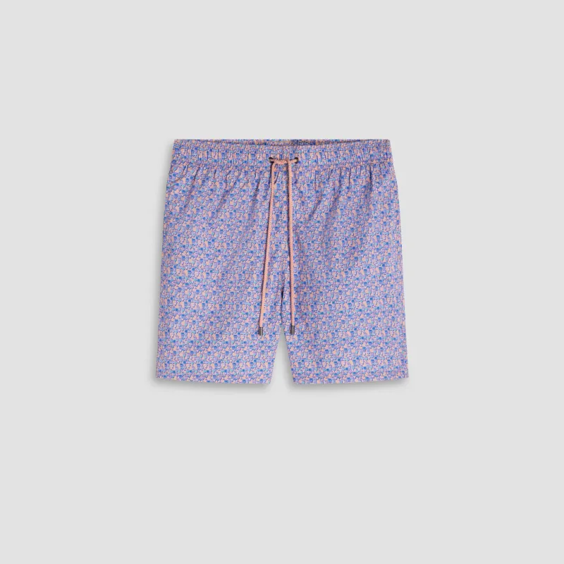 Kai Mid-Length Cocktails Swim Trunks made by Bugatchi