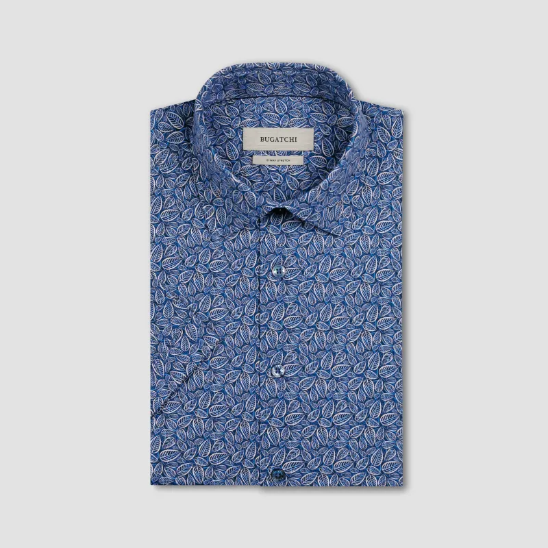 Milo OoohCotton Leaf Print Short-Sleeve Shirt sold by Bugatchi
