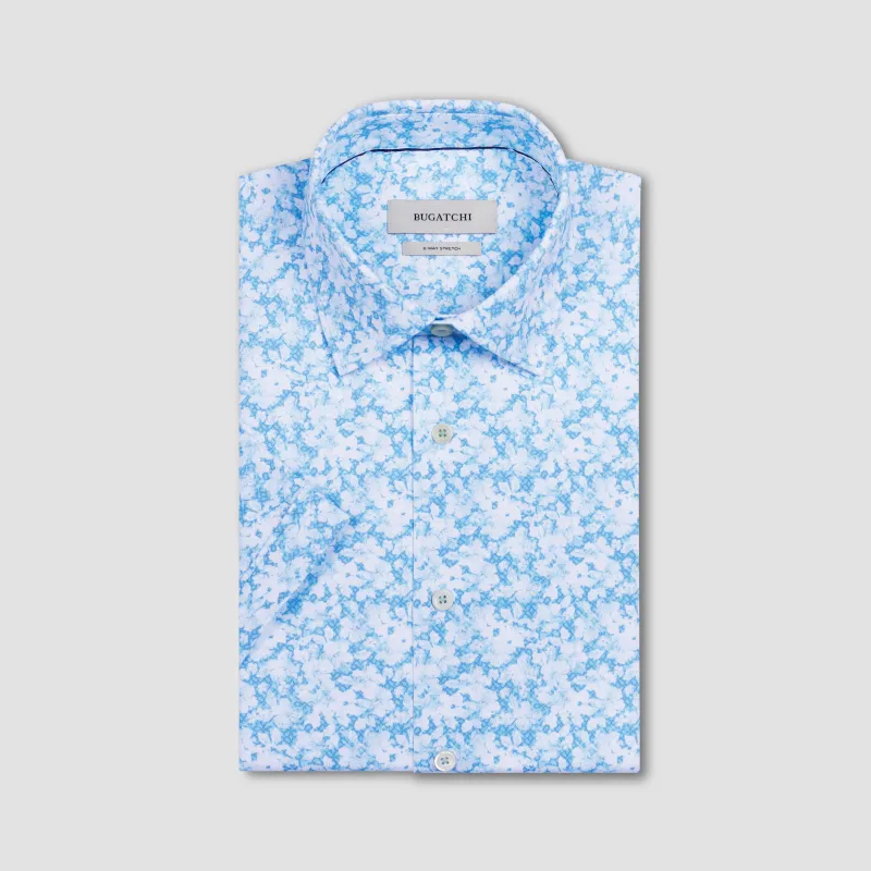 Miles OoohCotton Floral Short-Sleeve Shirt sold by Bugatchi