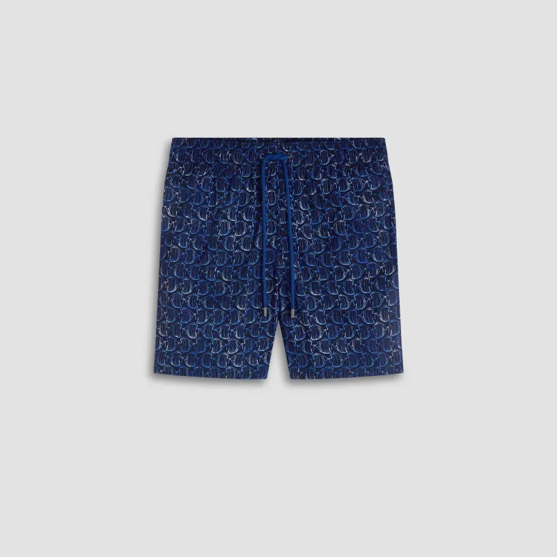Kai Mid-Length Angelfish Swim Trunks made by Bugatchi