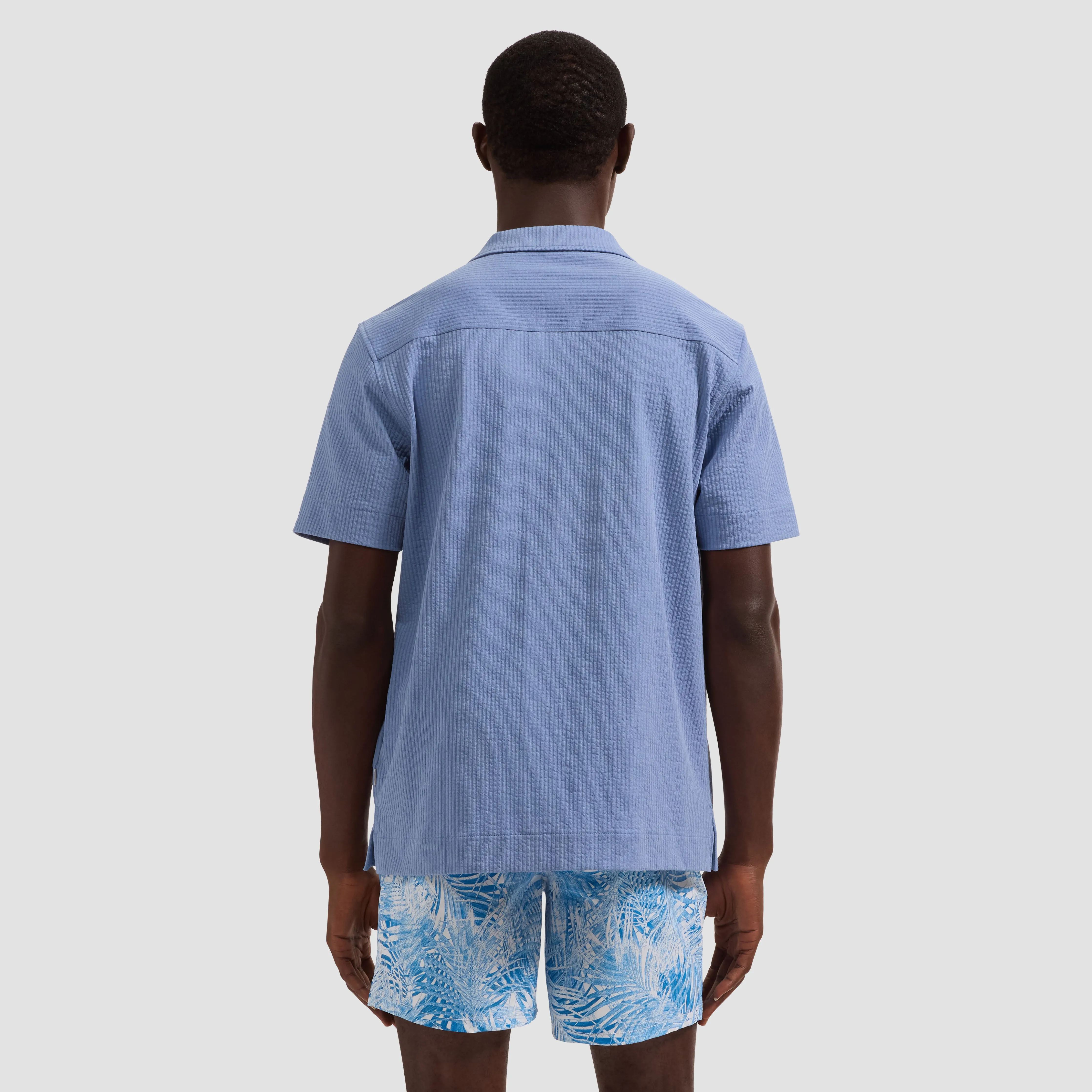 Kai Mid-Length Palm Leaf Swim Trunks sold by Bugatchi product image thumbnail 3