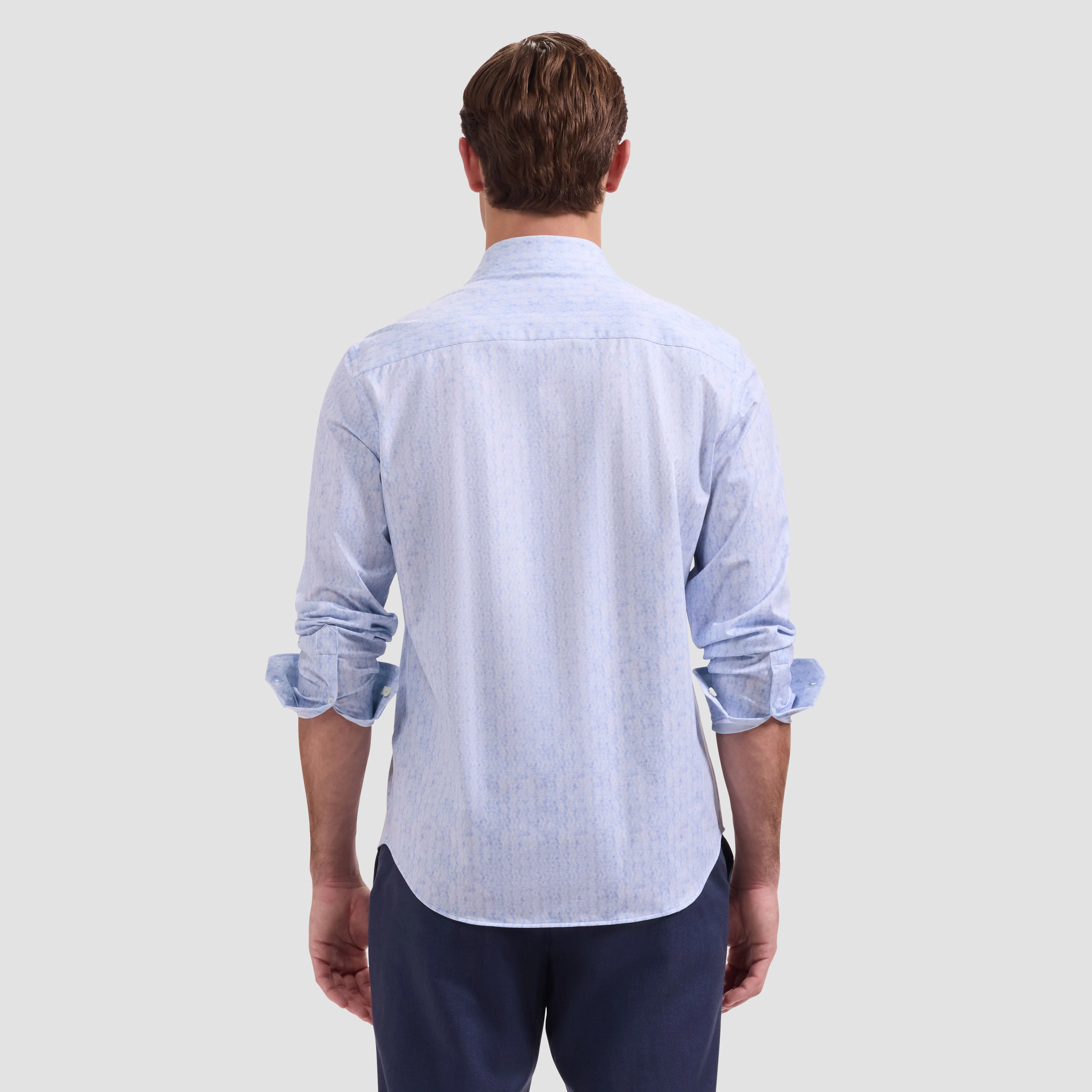 James OoohCotton Greek Key Wave Shirt sold by Bugatchi product image thumbnail 3