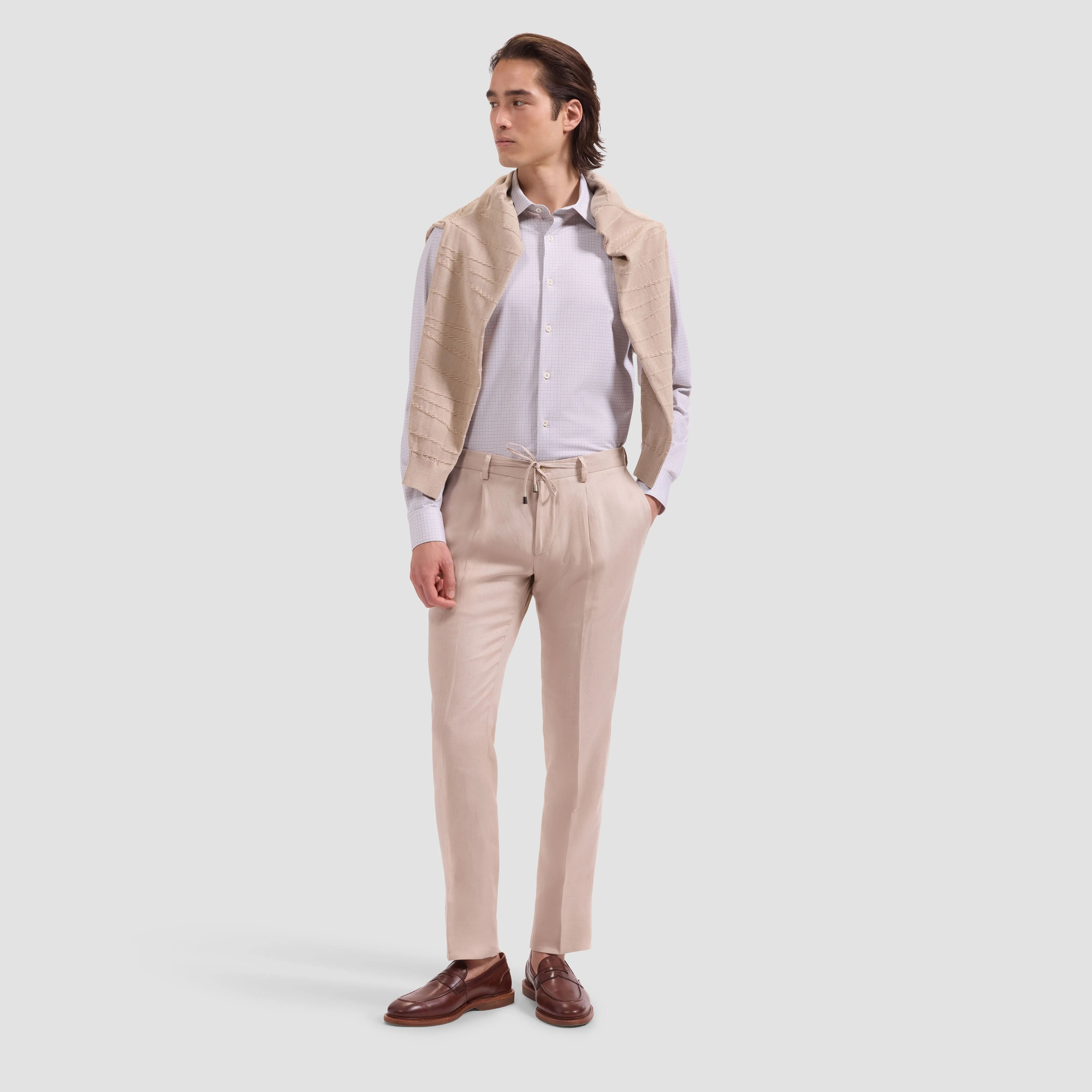 James OoohCotton Geometric Shirt sold by Bugatchi product image thumbnail 4