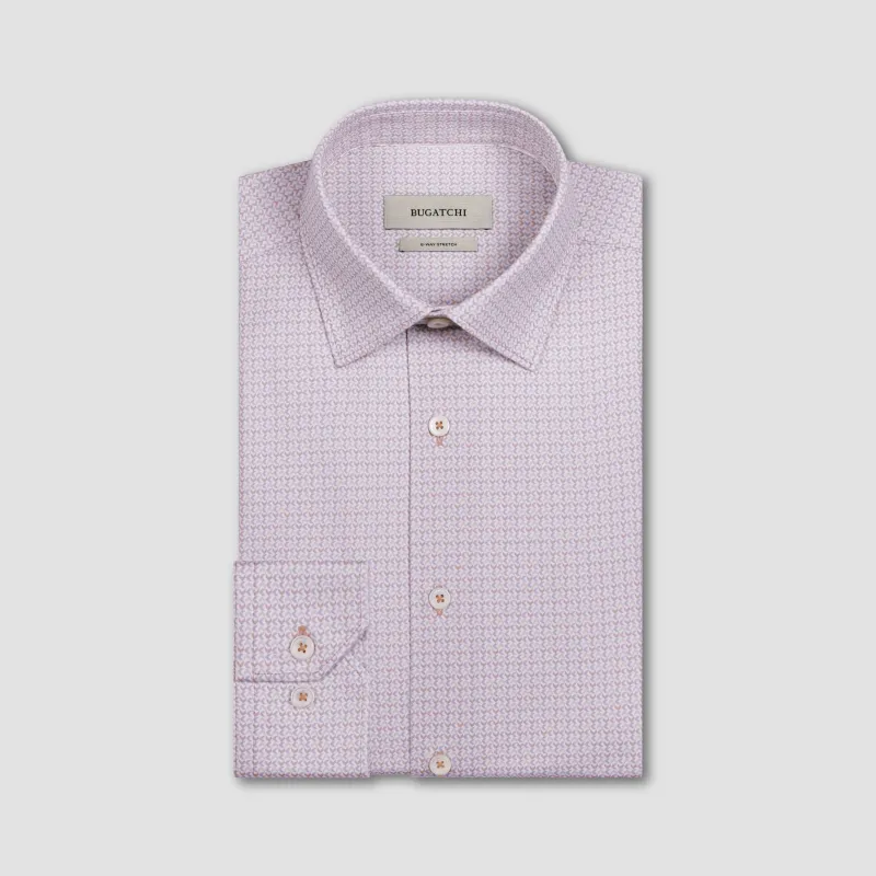 James OoohCotton Geometric Shirt sold by Bugatchi