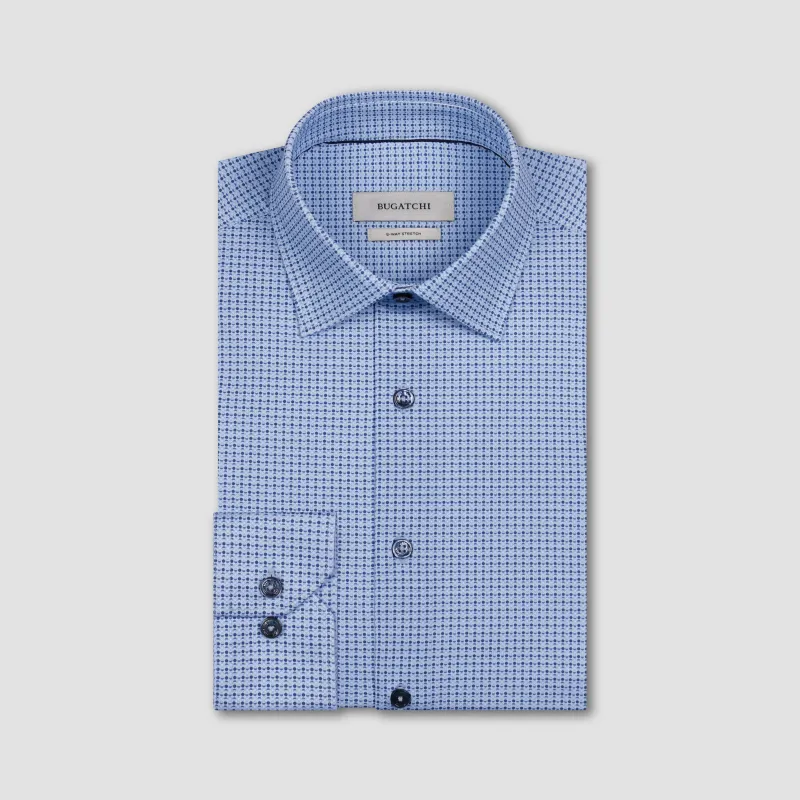 James OoohCotton Geometric Shirt sold by Bugatchi