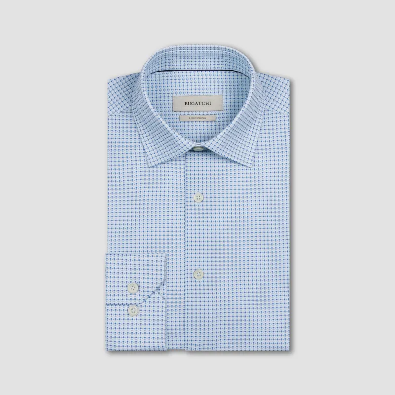 James OoohCotton Geometric Shirt sold by Bugatchi