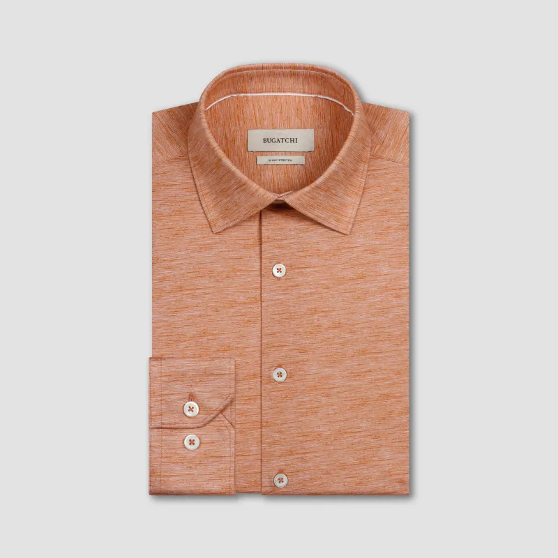 James OoohCotton Melange Shirt sold by Bugatchi