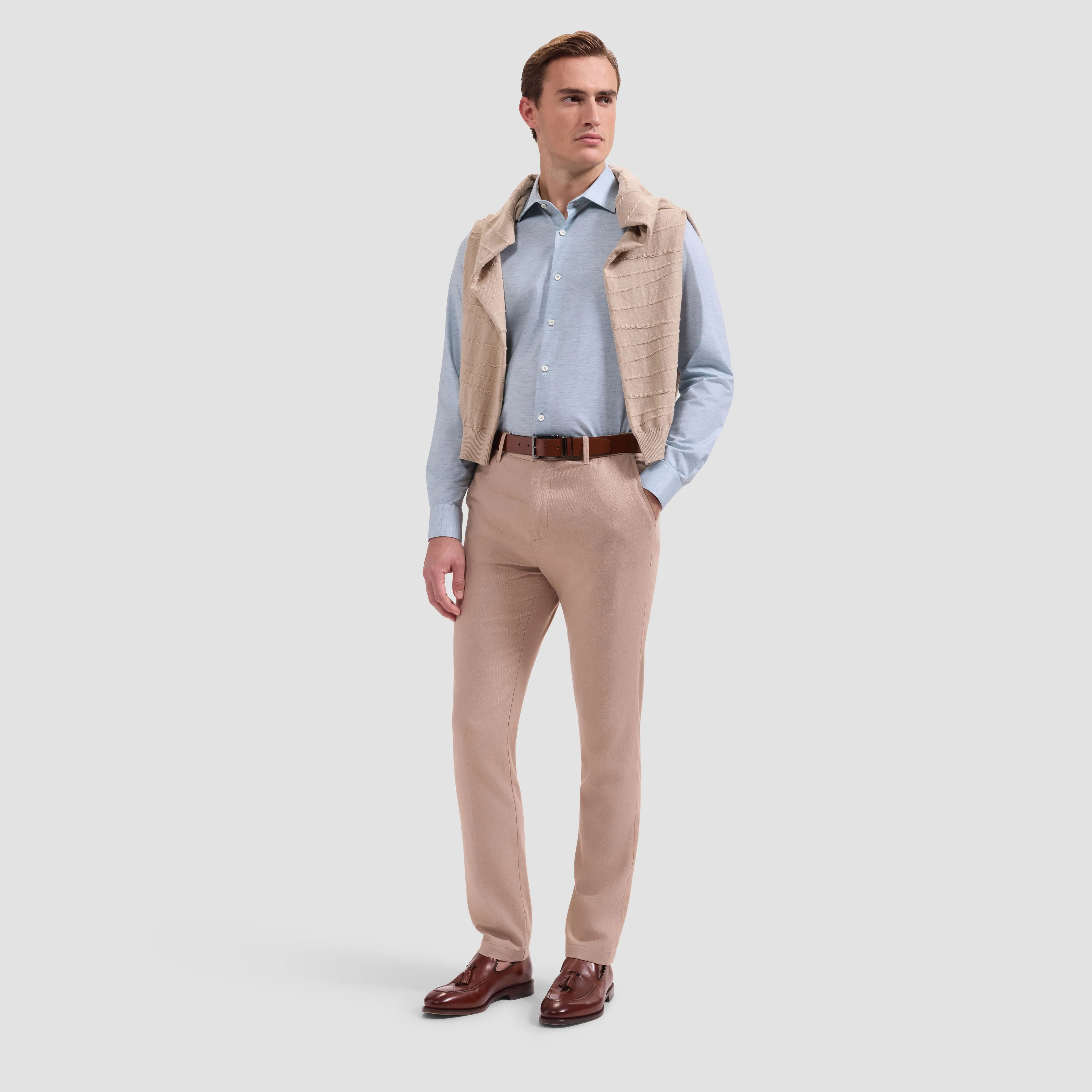 James OoohCotton Melange Shirt sold by Bugatchi product image thumbnail 4
