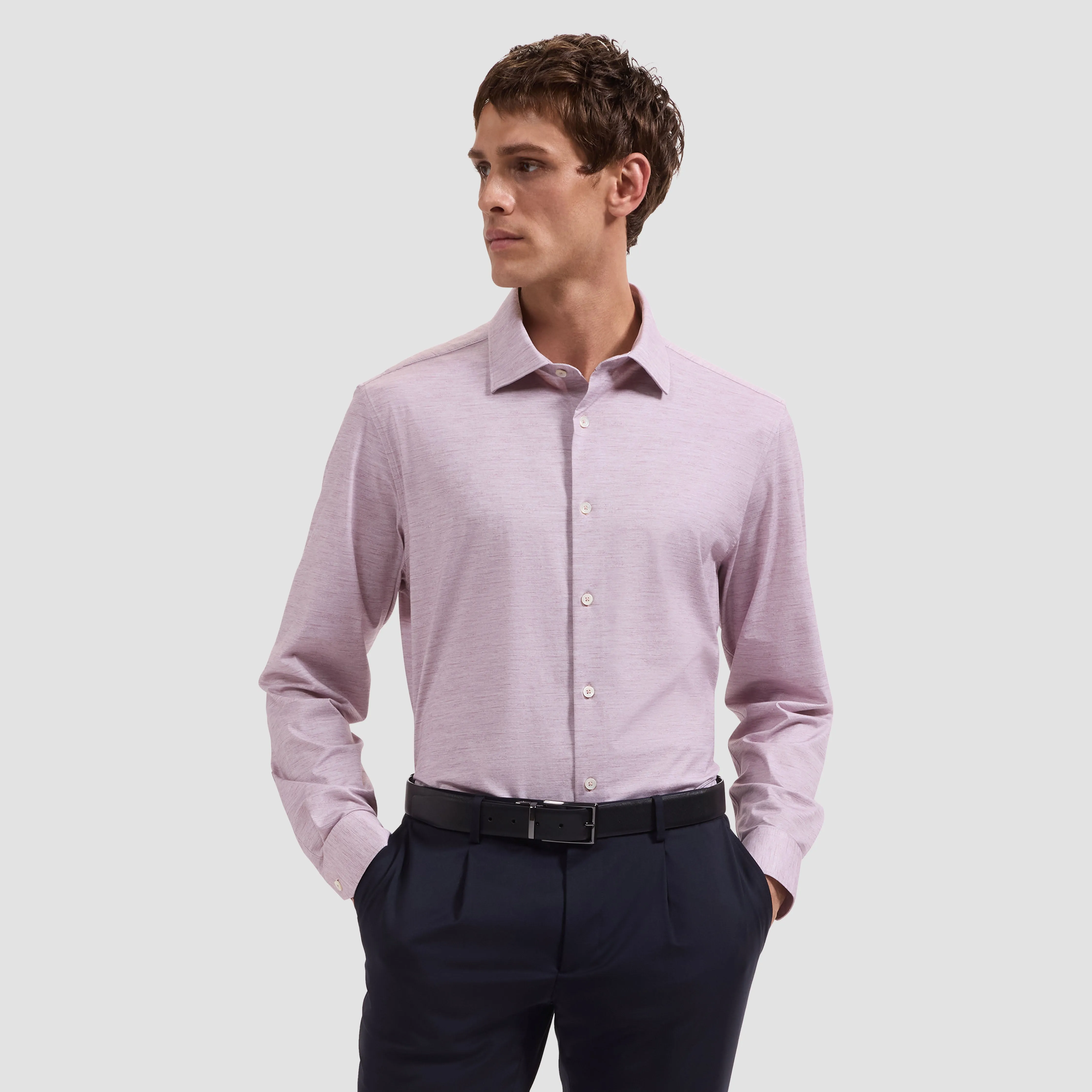 James OoohCotton Melange Shirt sold by Bugatchi product image thumbnail 2