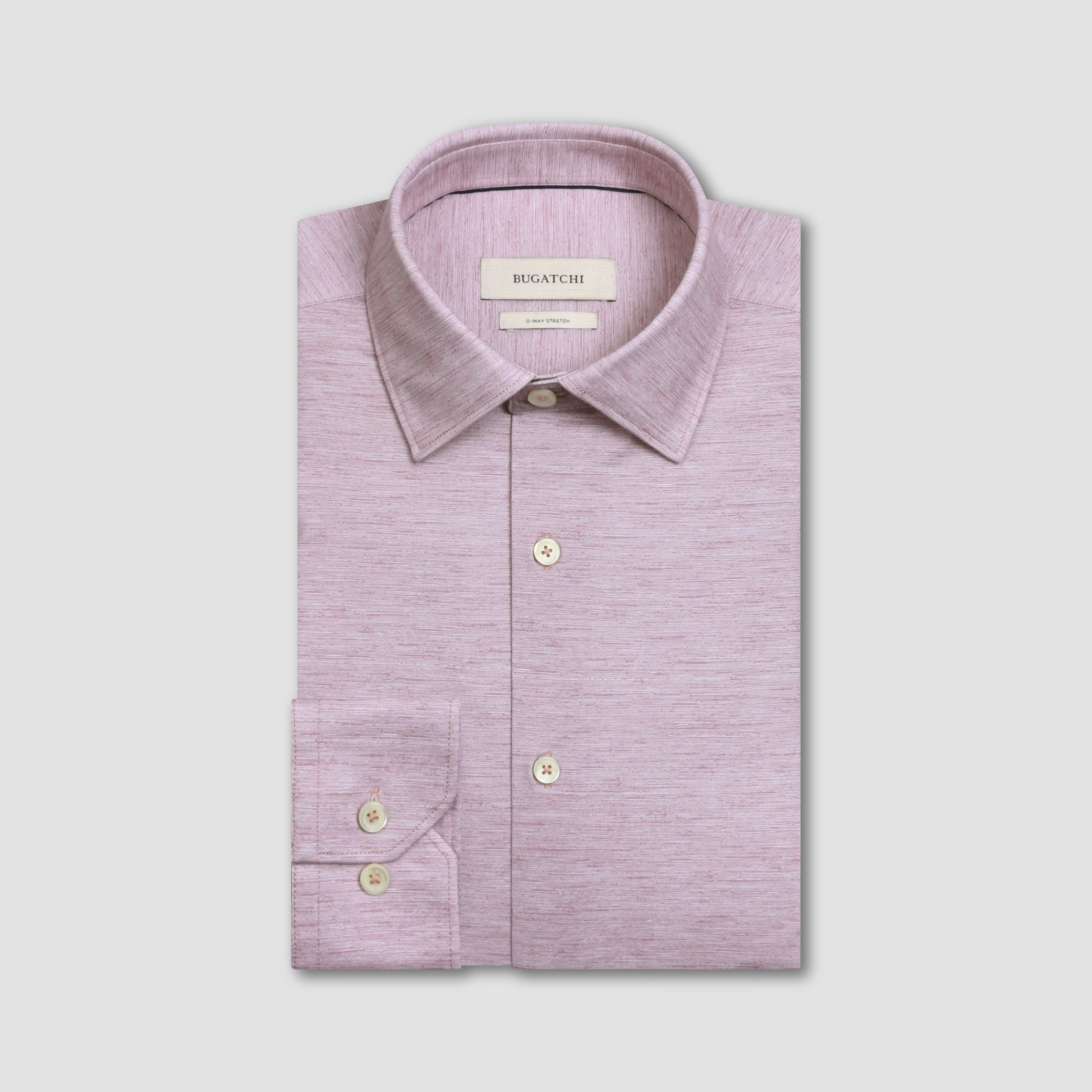 James OoohCotton Melange Shirt sold by Bugatchi