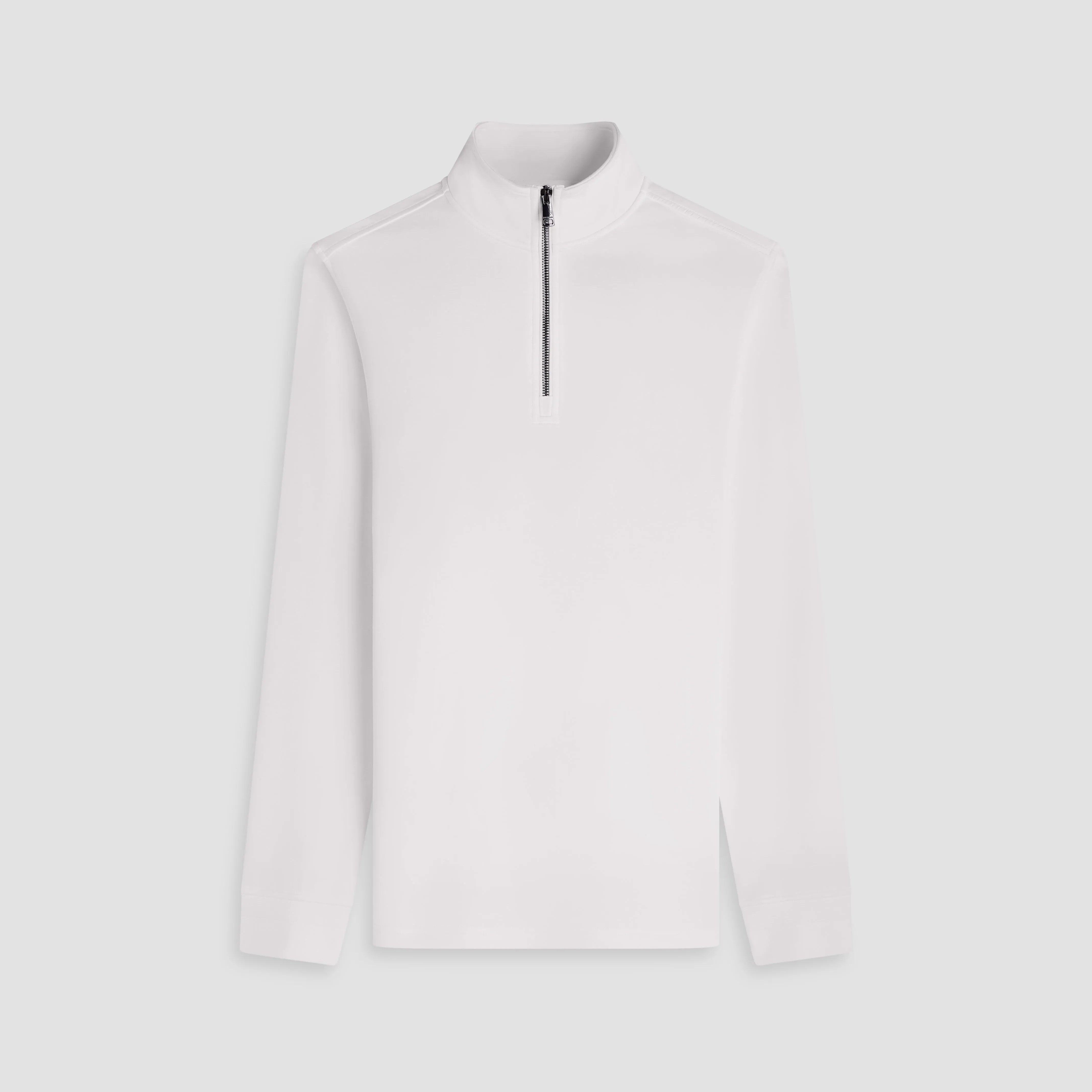 Soft Touch Quarter-Zip Mock Neck Pullover sold by Bugatchi