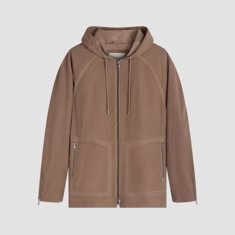 Hooded Zip Jacket sold by Bugatchi