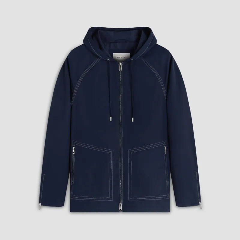 Hooded Zip Jacket sold by Bugatchi