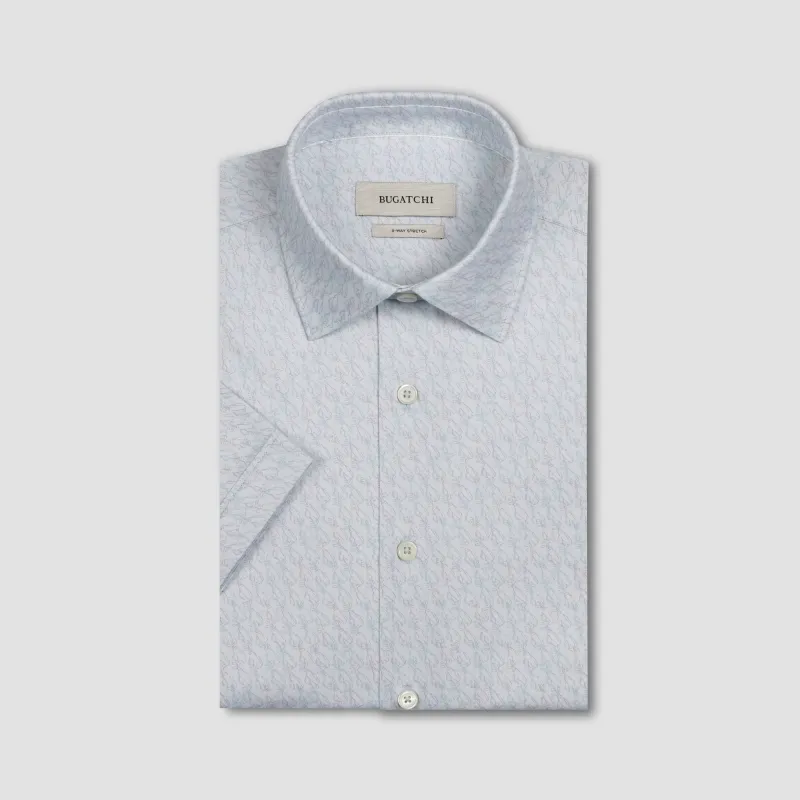 Miles OoohCotton Golf Bag Short-Sleeve Shirt made by Bugatchi