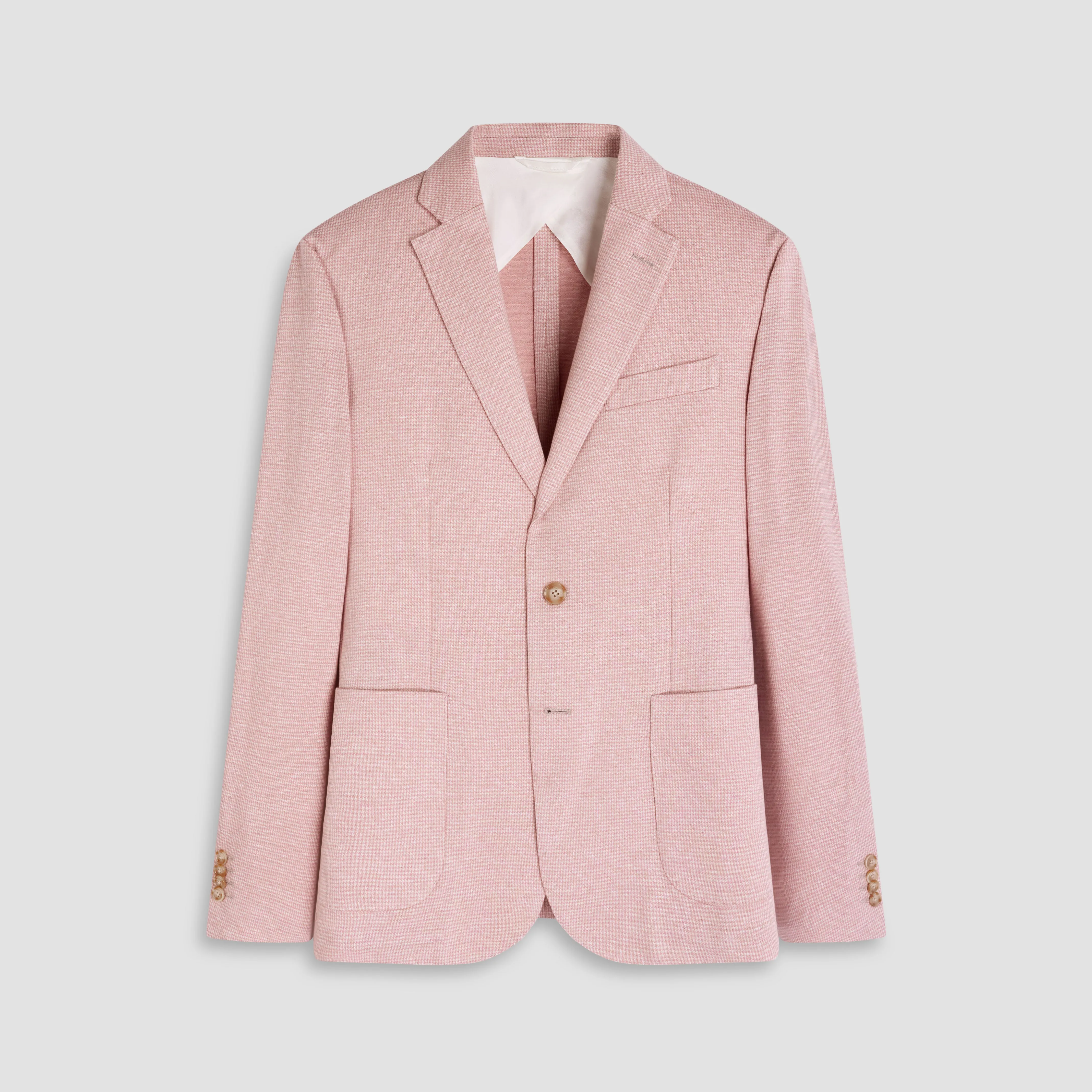 Houndstooth Two-Button Blazer sold by Bugatchi