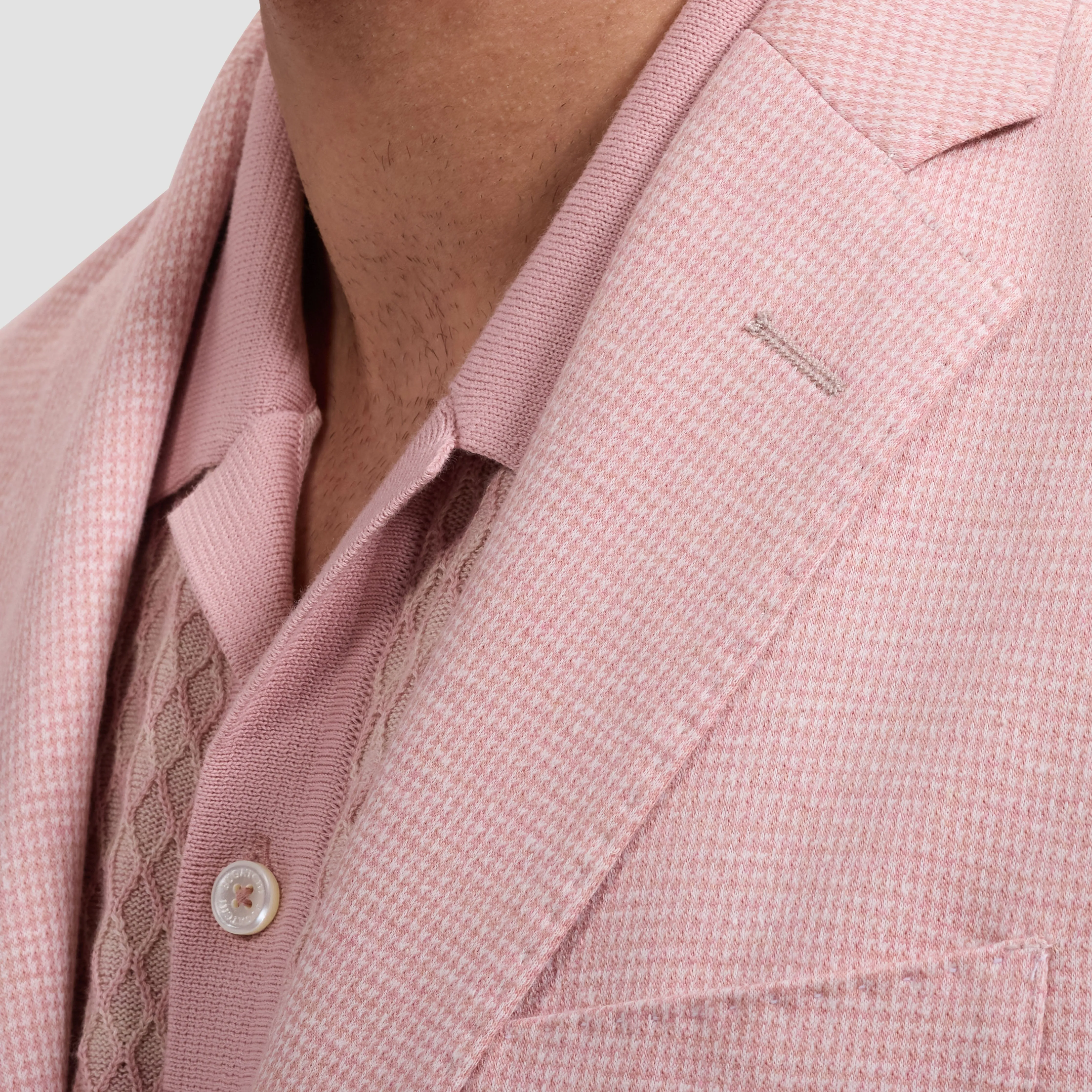 Houndstooth Two-Button Blazer sold by Bugatchi product image thumbnail 5