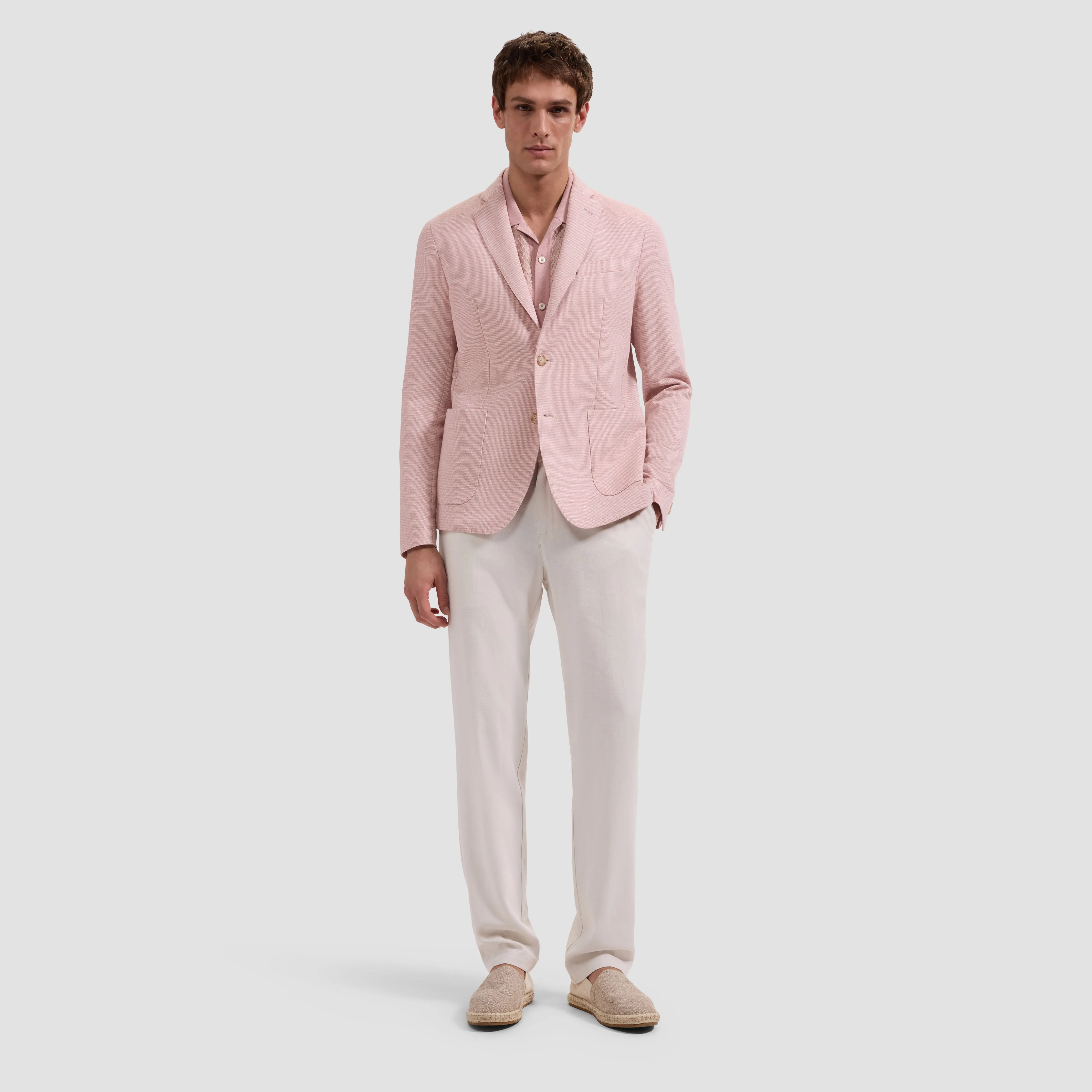 Houndstooth Two-Button Blazer sold by Bugatchi product image thumbnail 4