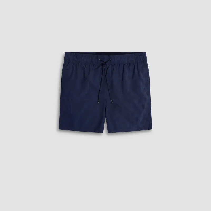 Zane Shorter-Length Water Reactive Palm Tree Swim Trunks made by Bugatchi