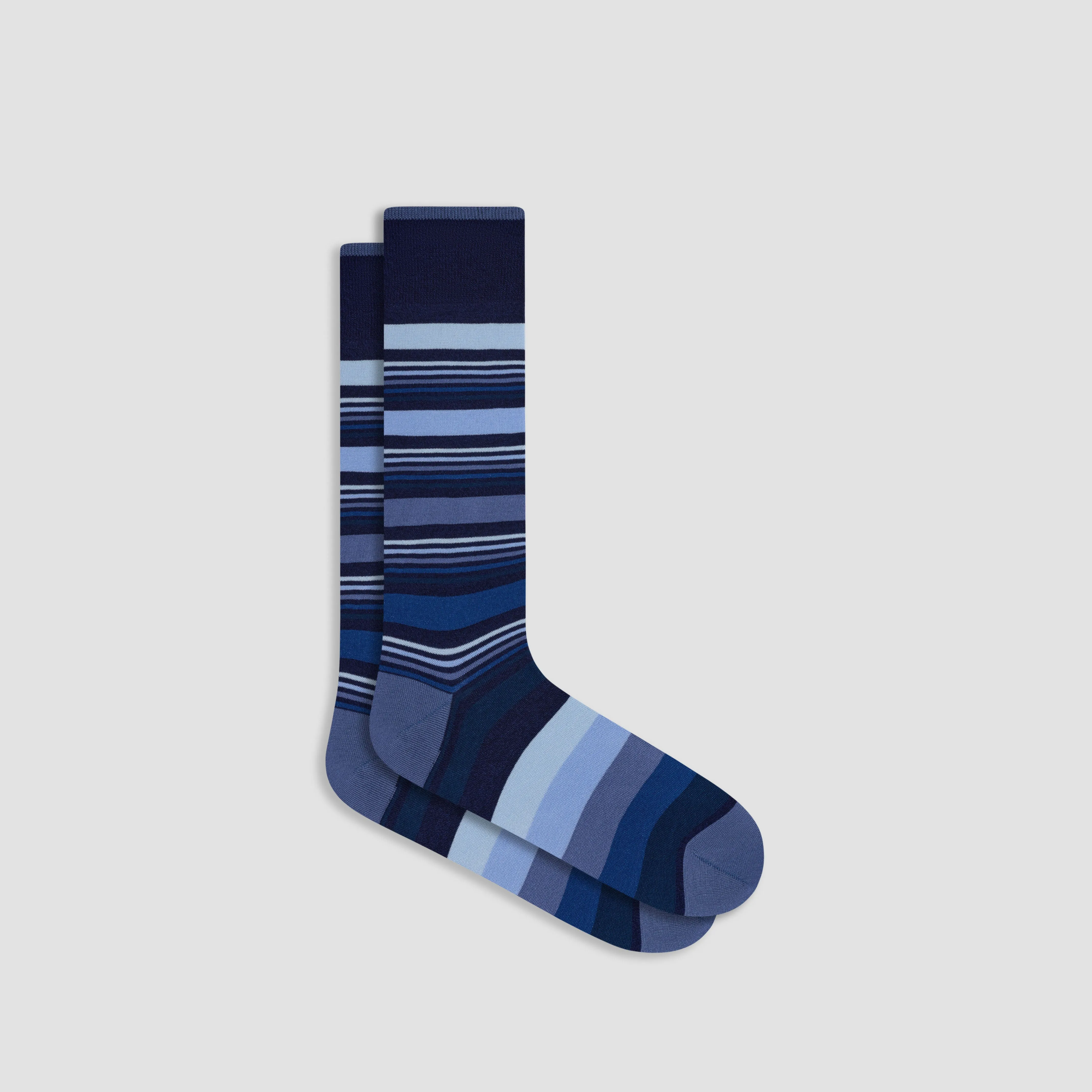 Striped Mid-Calf Socks sold by Bugatchi