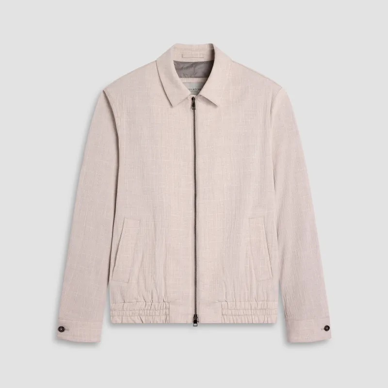 Glen Check Blouson Jacket sold by Bugatchi