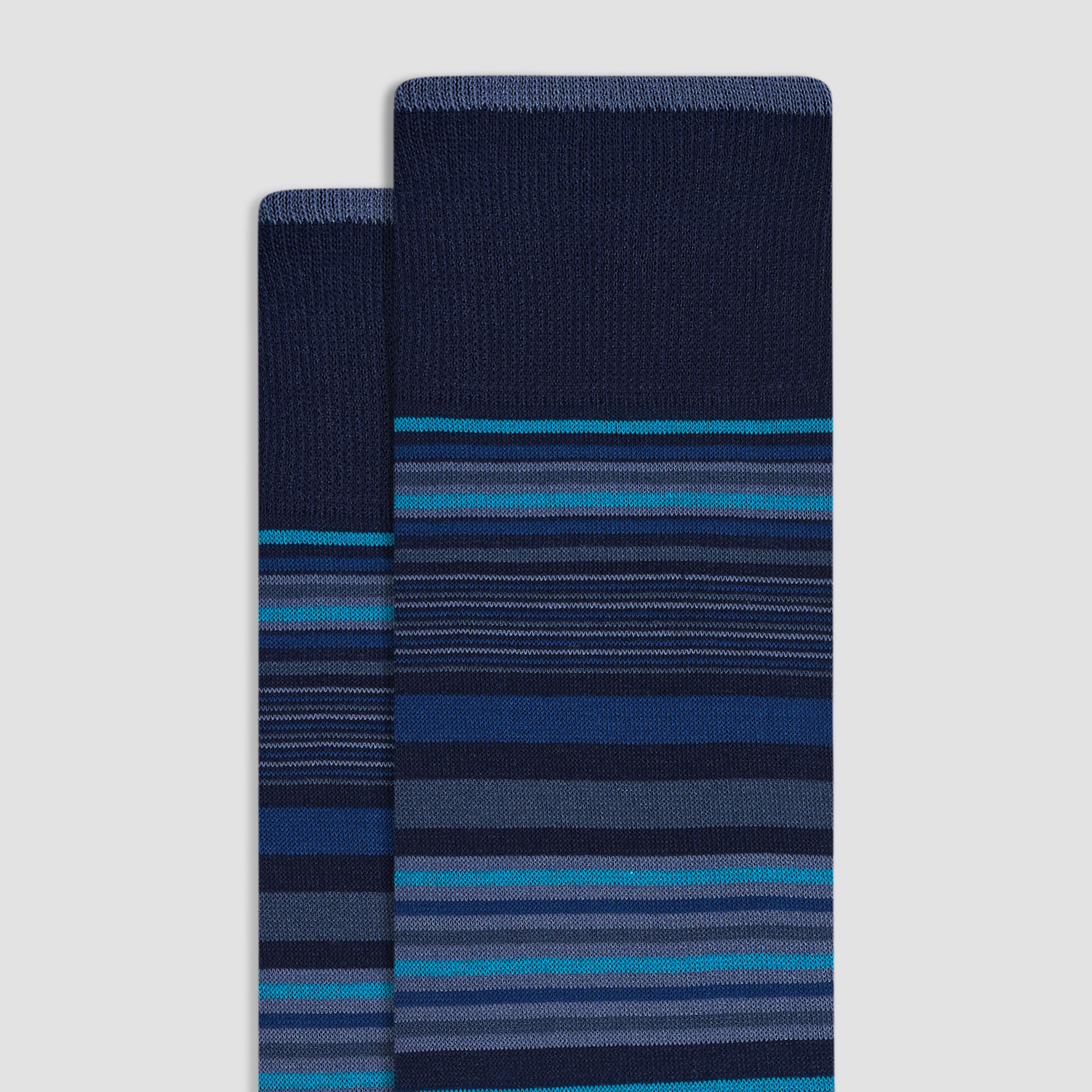 Striped Mid-Calf Socks sold by Bugatchi product image thumbnail 2
